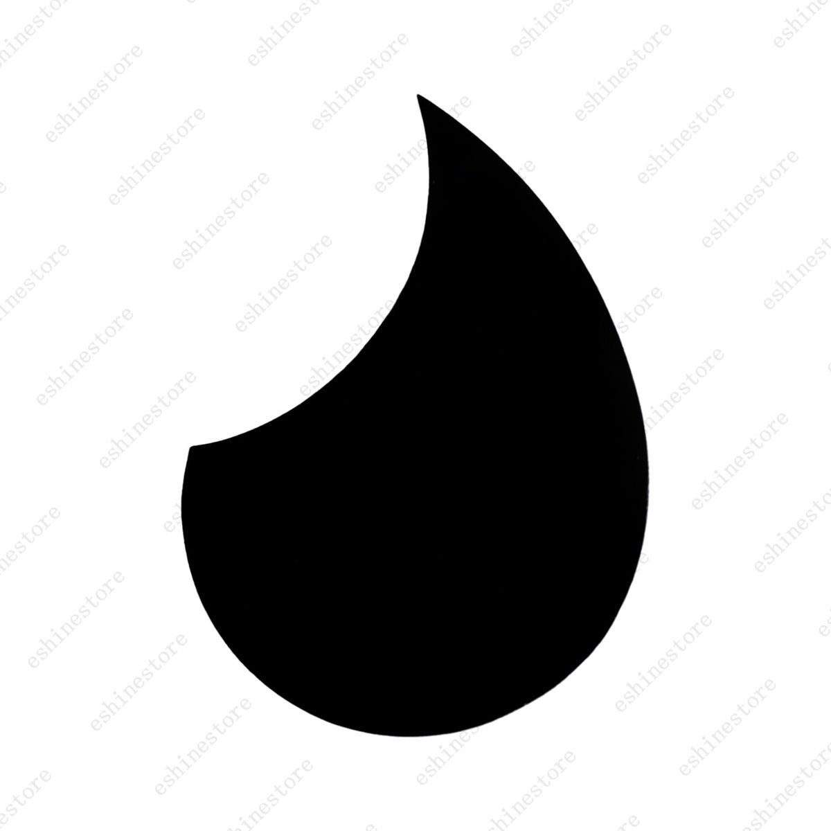Acoustic Guitar Water Drop Shape Pickguard Fit 36'' Self Adhesive Multicolor