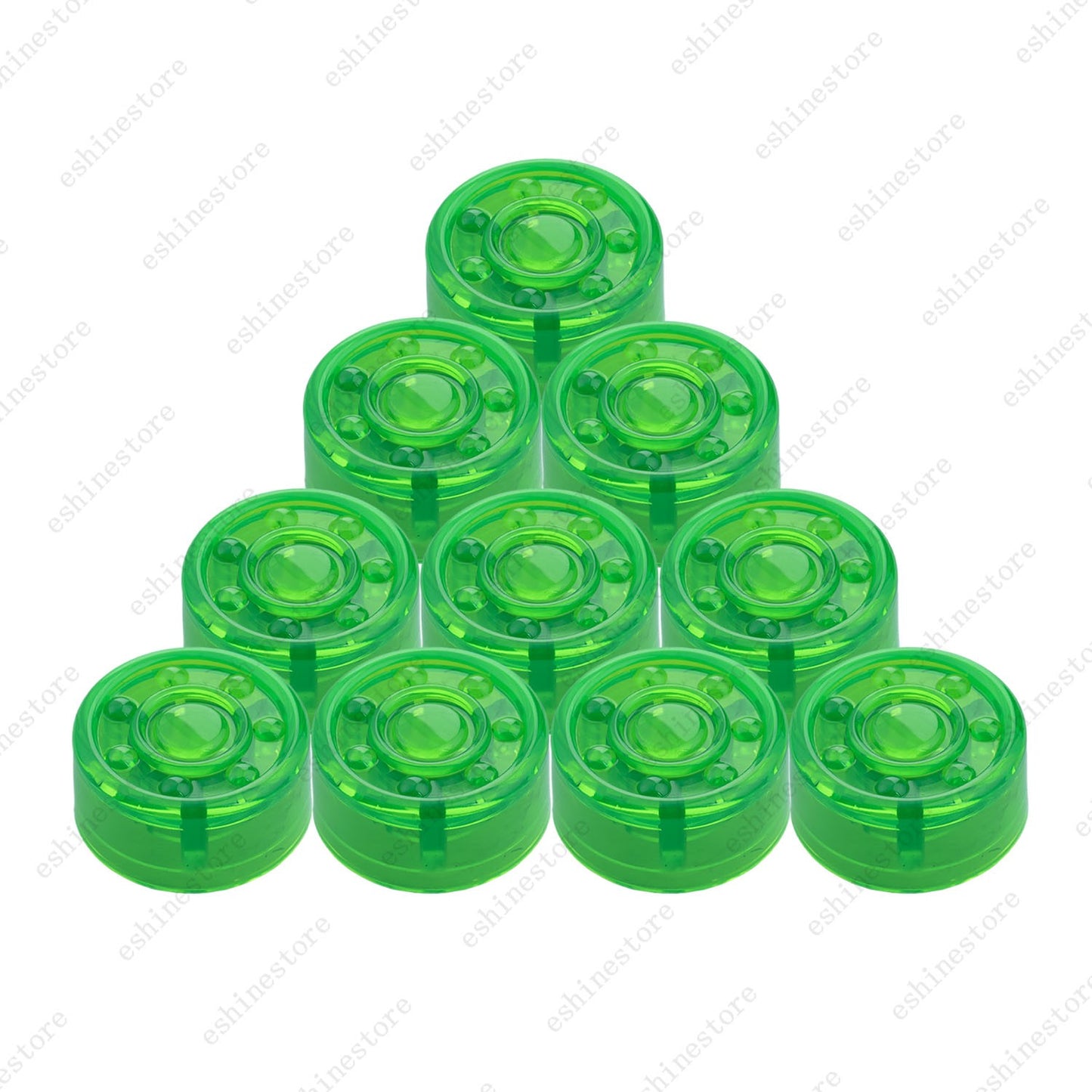 10pcs Guitar Effect Pedal Footswitch Toppers Foot Nail Cap Protection - 6Colors