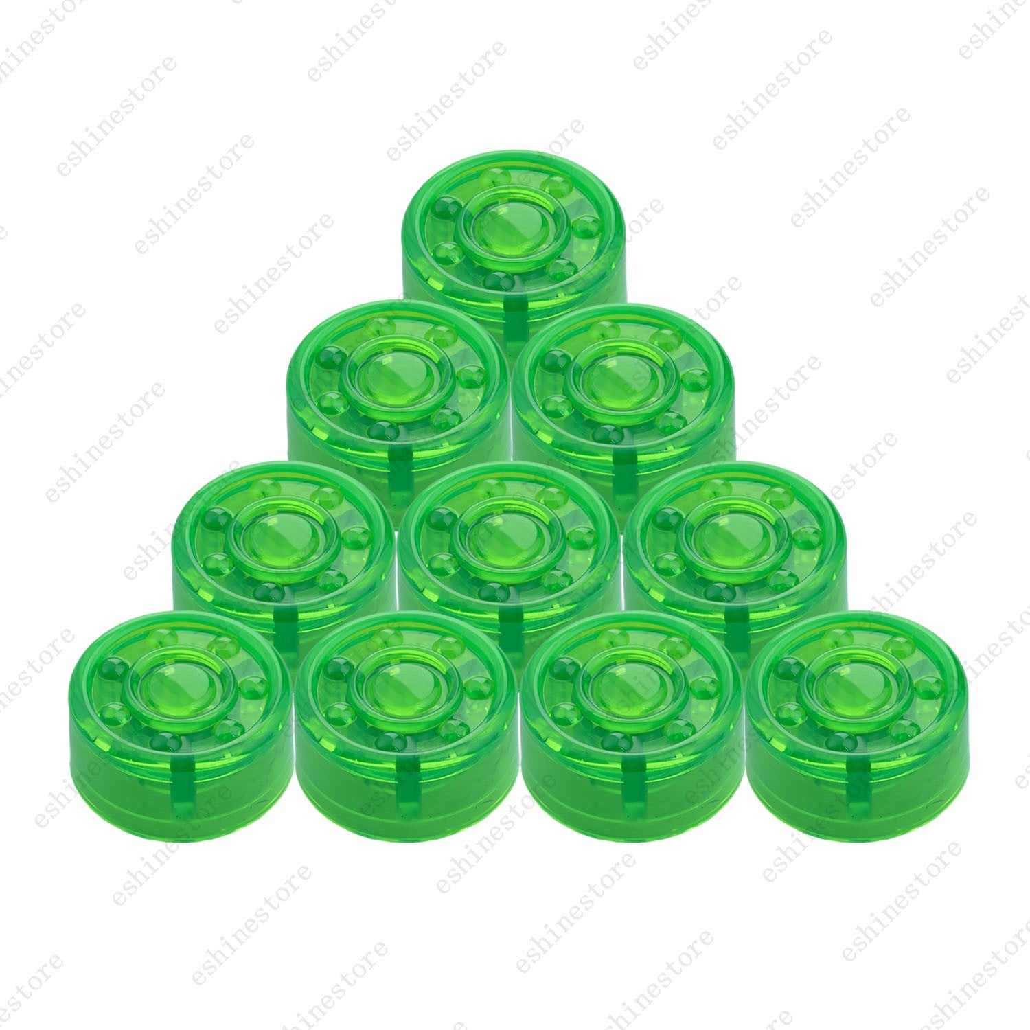 10pcs Guitar Effect Pedal Footswitch Toppers Foot Nail Cap Protection - 6Colors