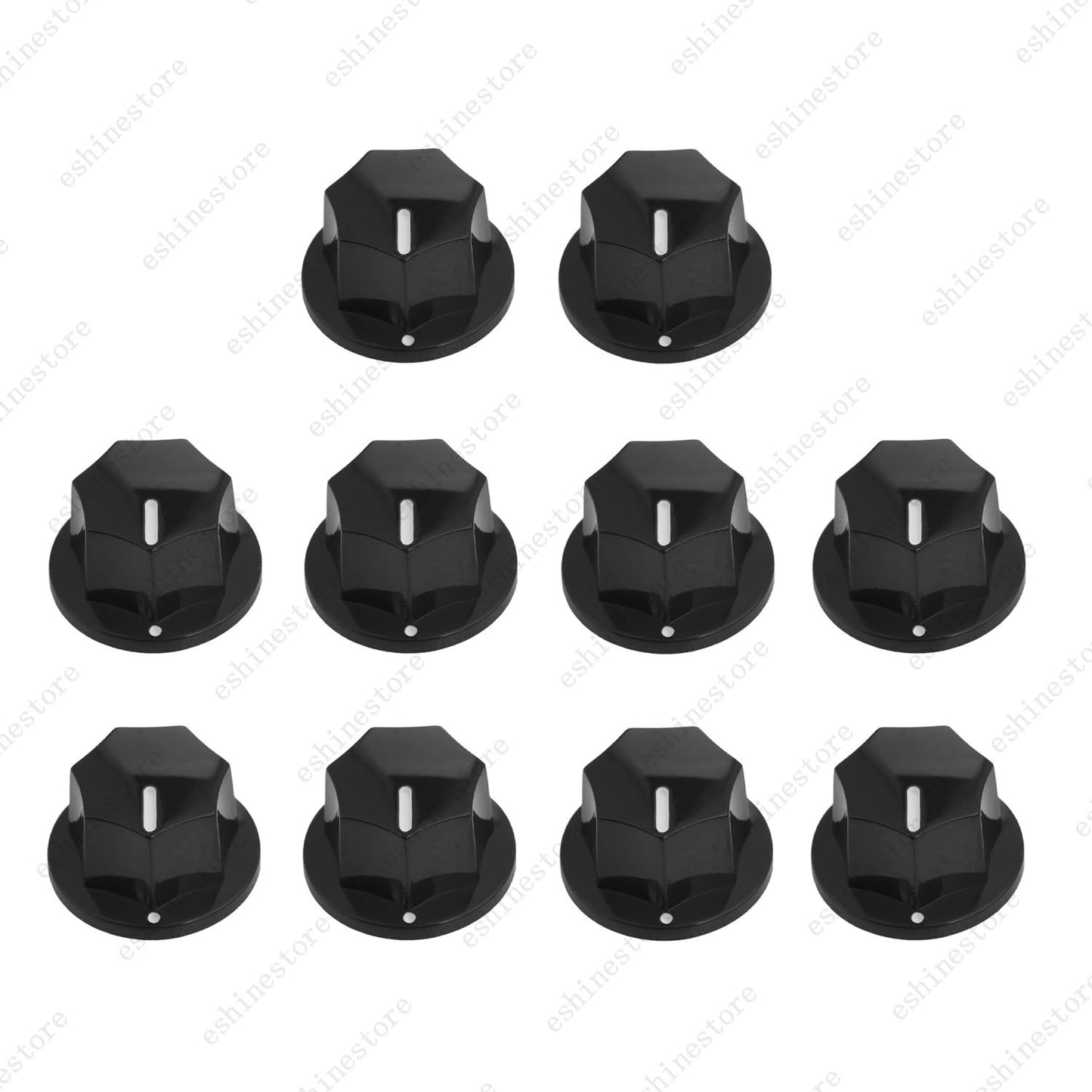1/5/10Pcs Guitar Knobs Volume Tone Control Knobs for Jazz Bass , 2 Sizes 4 Style