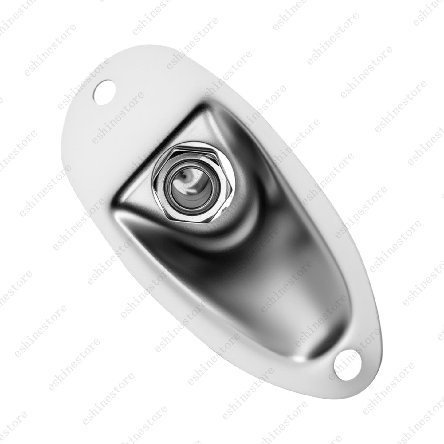 Guitar Boat Style Jack Plate Input Output Socket with Screws for Fender Strat
