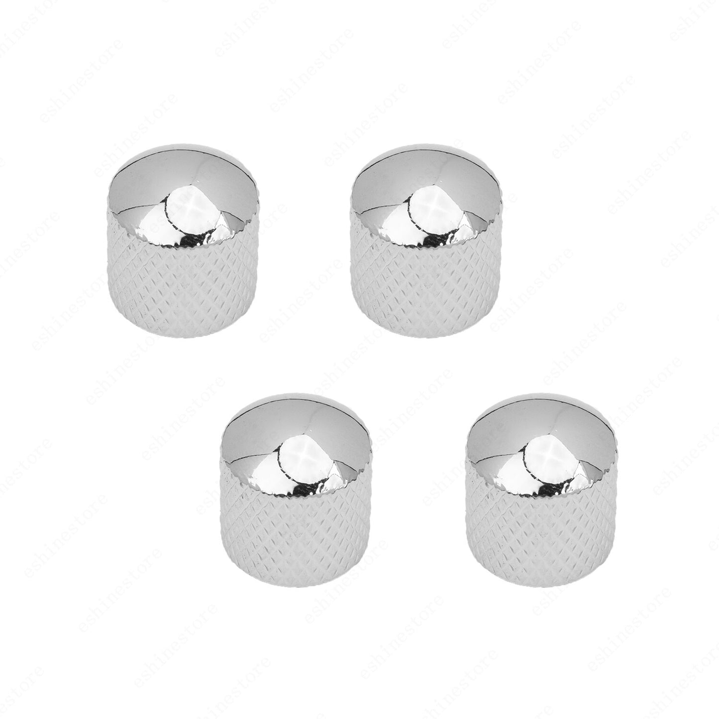 18-Splines 1-4 Pcs Metal Guitar 6mm Shaft Volume Tone Knobs For Ibanez PRS EPI