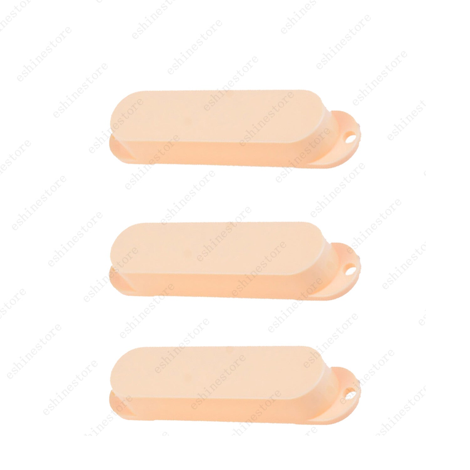 3 Pcs Plastic No Hole SSS Single Coil Pickup Covers For Fender SQ Strat 12 Color