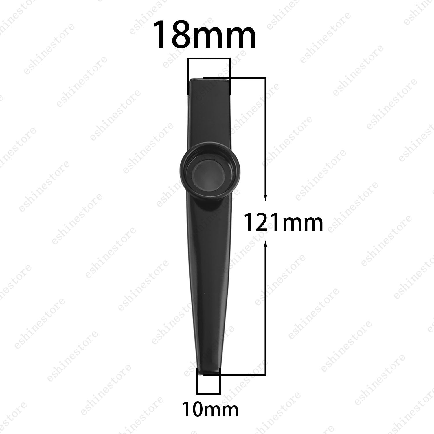 1pcs Aluminum Metal Kazoo Portable Wind Mouth Musical Instrument 7 Color Options
