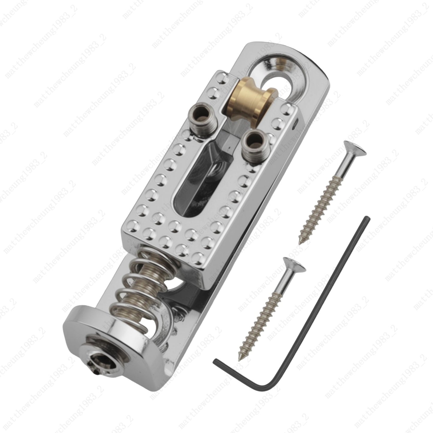 10.5mm Individual Single Roller Bridge Saddles for Guitar Cigar Box/Banjo-5Color