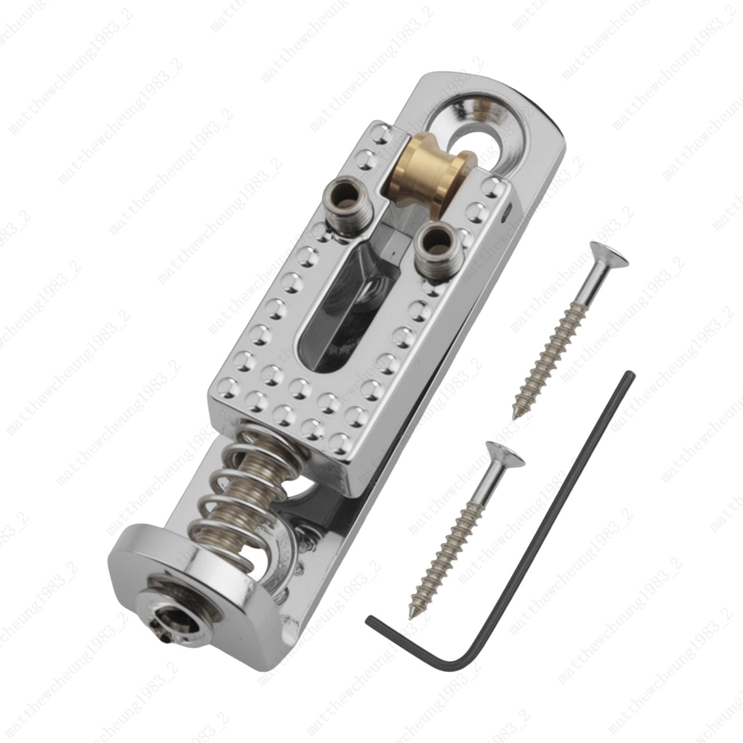 10.5mm Individual Single Roller Bridge Saddles for Guitar Cigar Box/Banjo-5Color