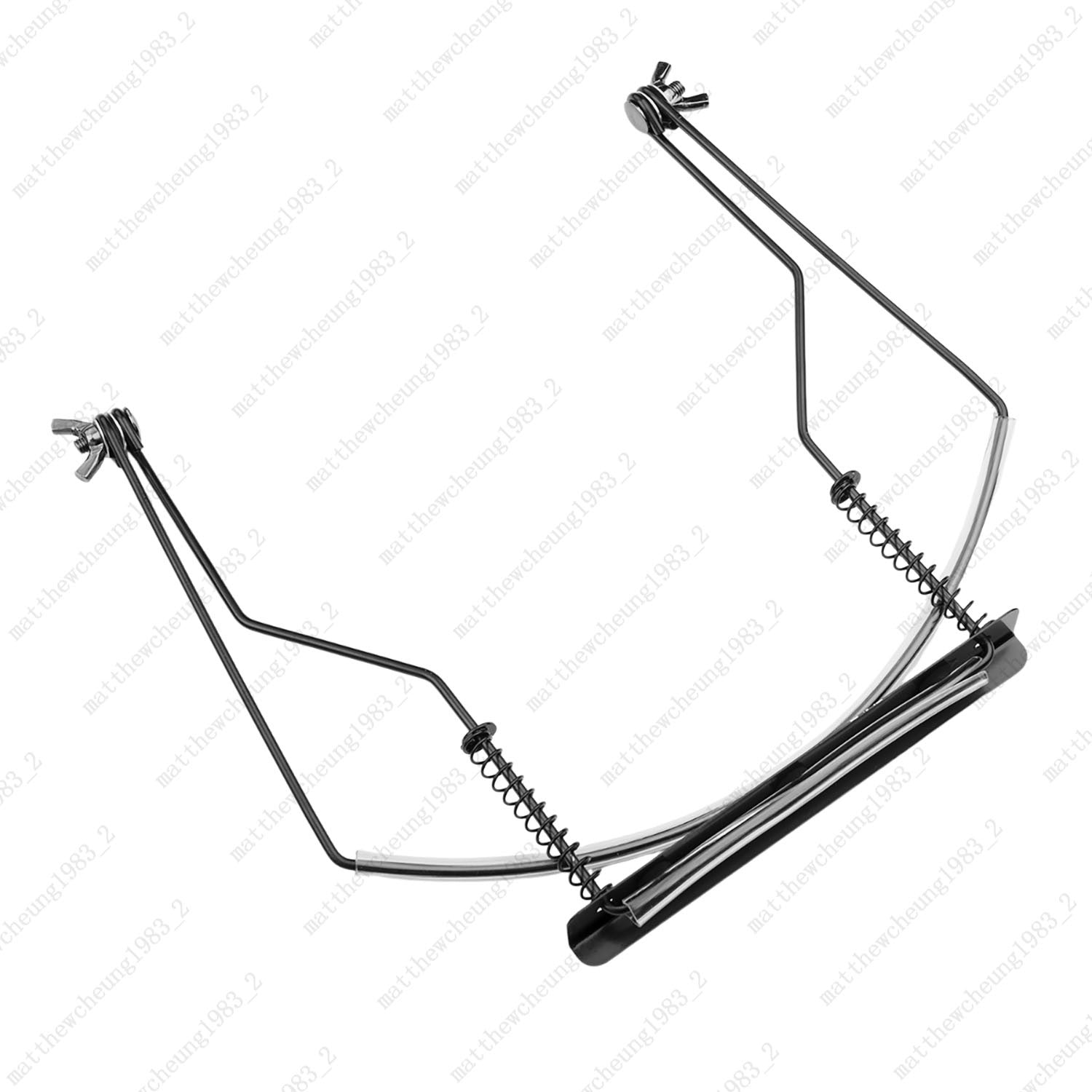 Professional 10 Holes Metal Harmonica Neck Stand Adjustable Harmonica Holder