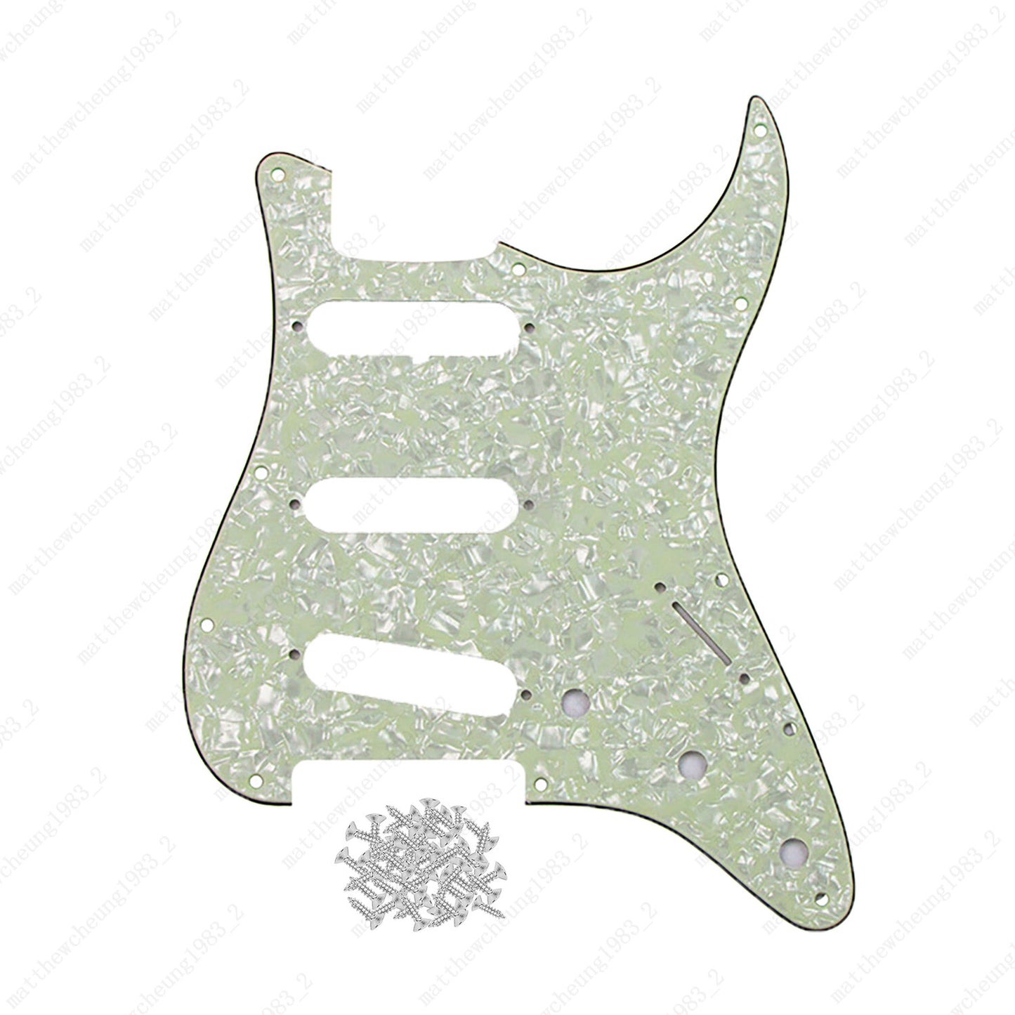 SSS Style11 Hole Pickguard Pickups with Screws for USA MIM Standard Fender Start