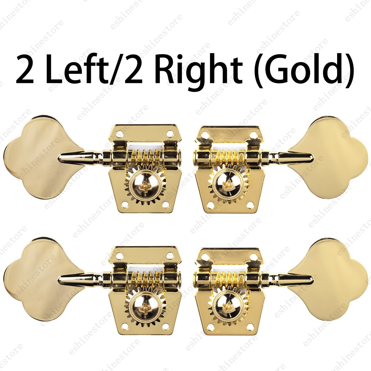 Heavy Duty Bass Vintage Open Machine Heads - 1:25 Ratio Gear Tuning Keys-Gold