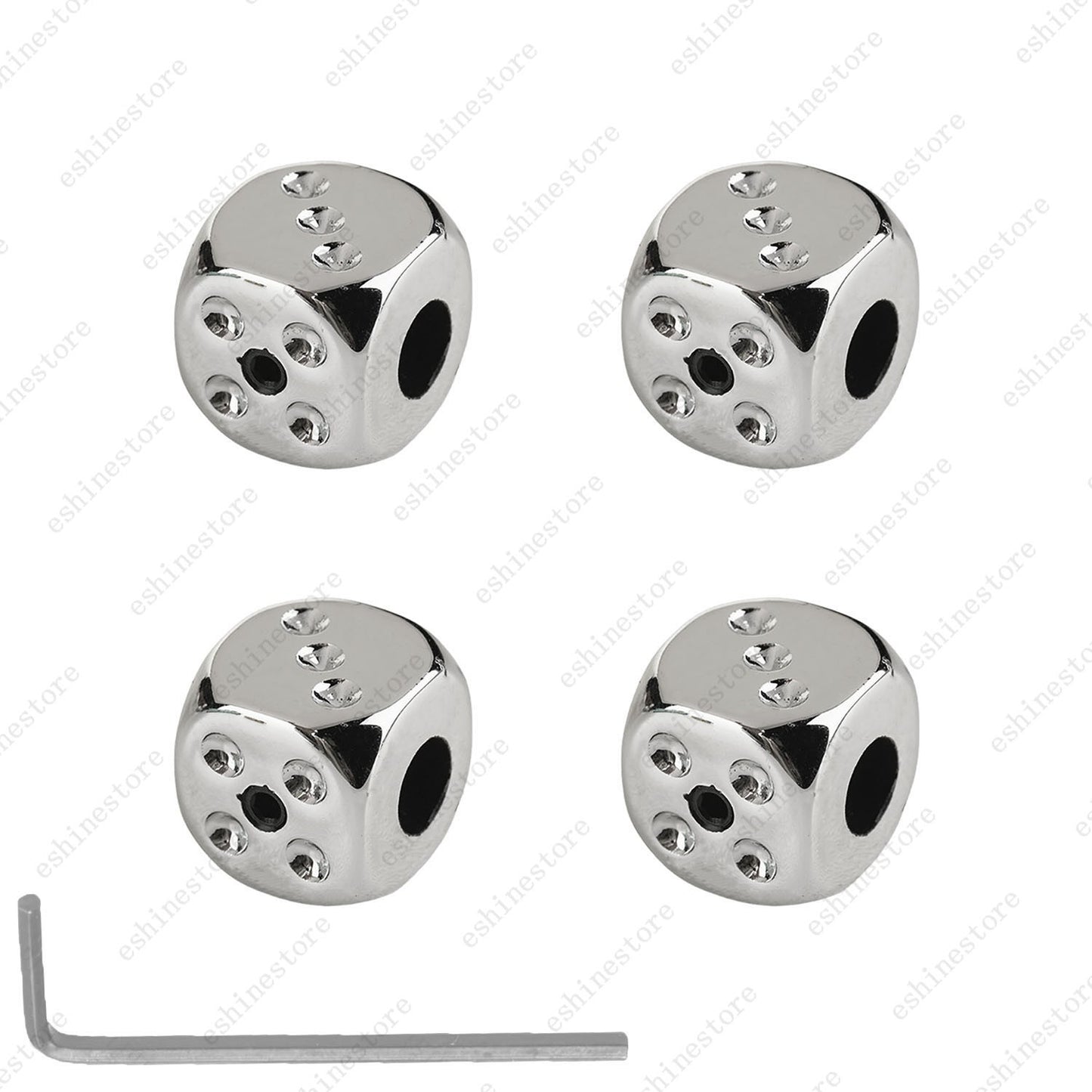 1/2/4pcs Dice Guitar Tone Volume Control Knobs with Wrench for Electric Guitar