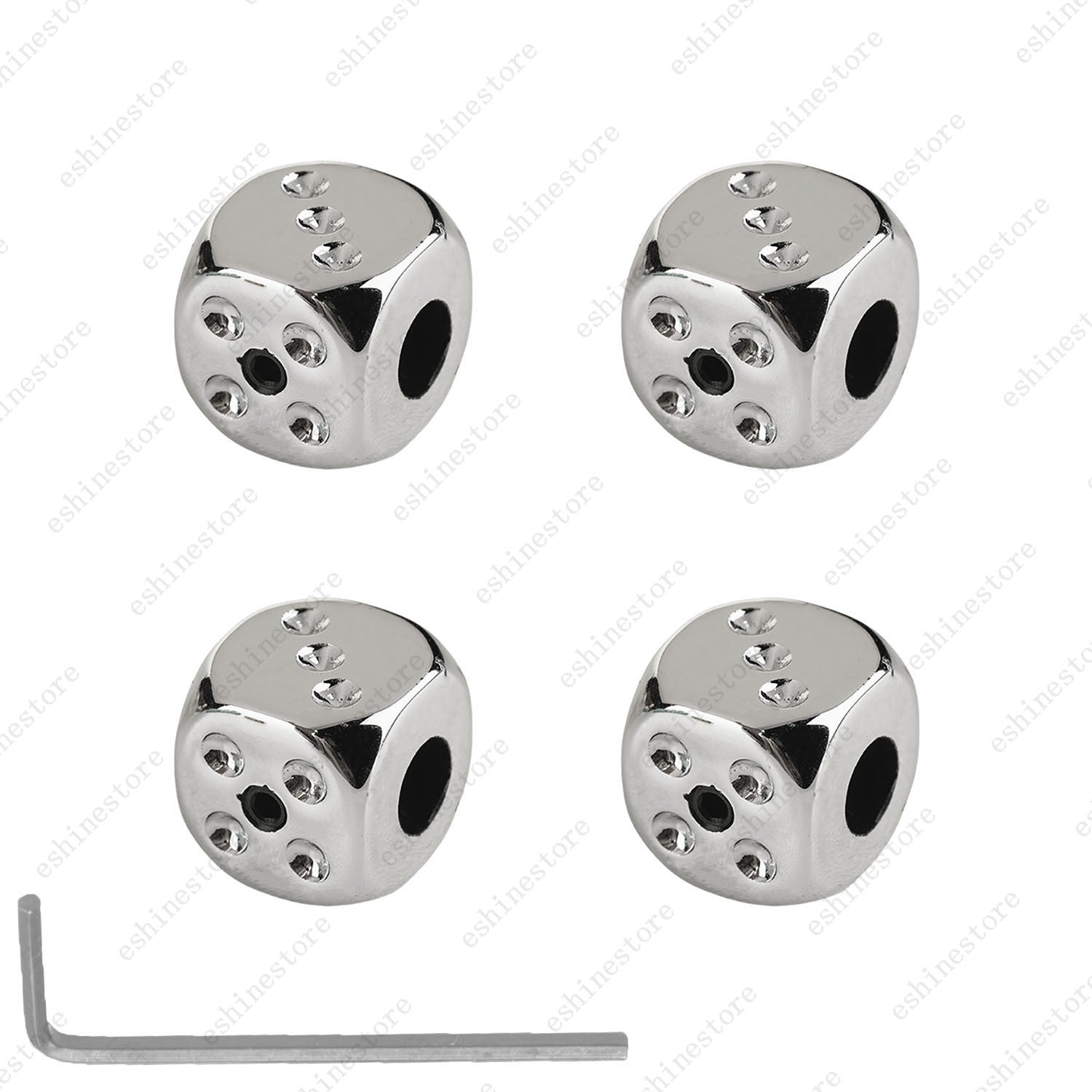 1/2/4pcs Dice Guitar Tone Volume Control Knobs with Wrench for Electric Guitar