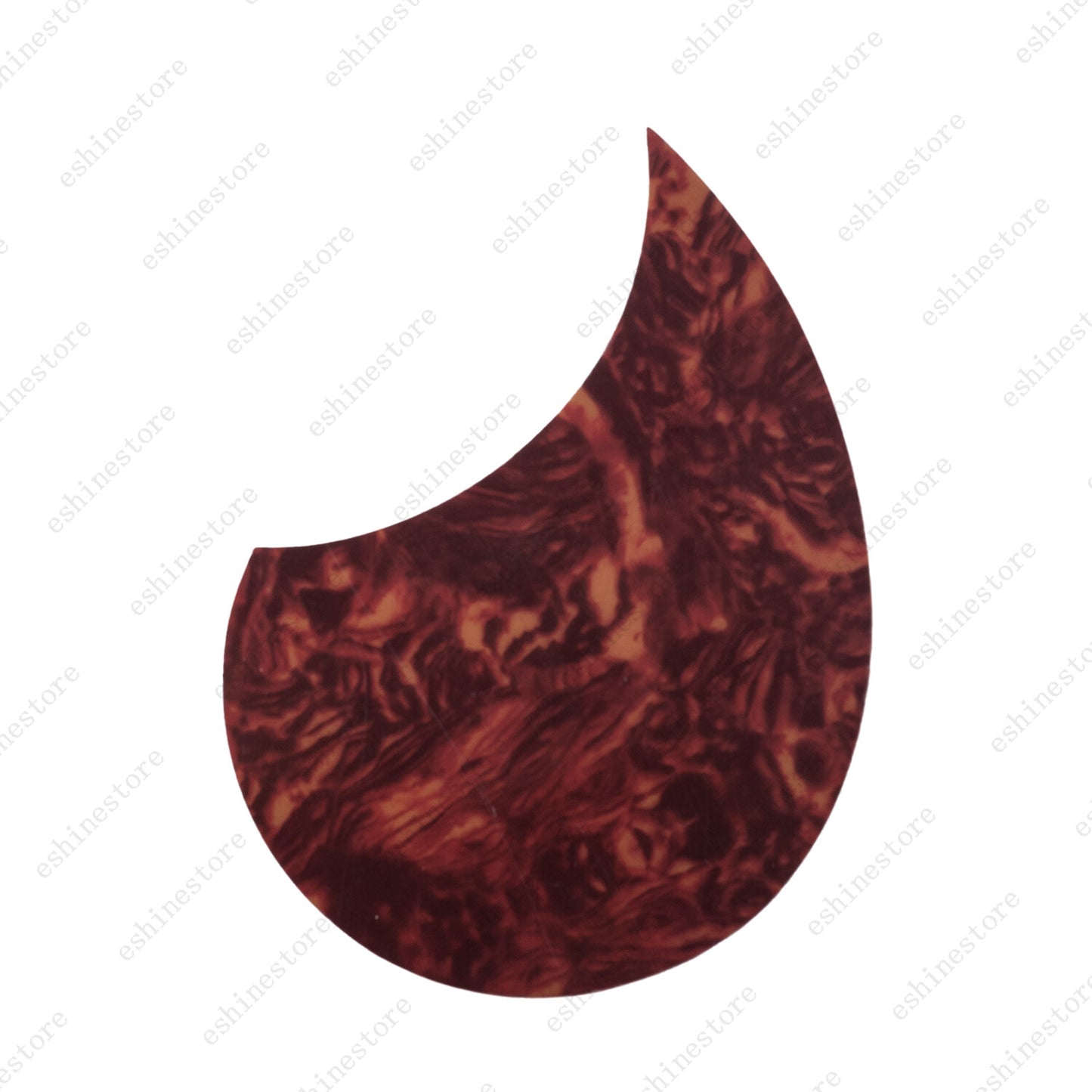 Acoustic Guitar Water Drop Shape Pickguard Fit 36'' Self Adhesive Multicolor