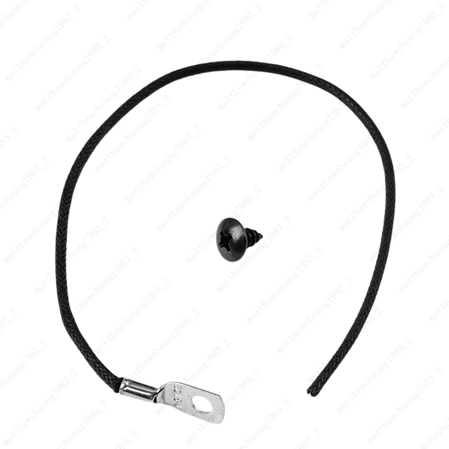 1 Set of Guitar Cavity Shielding Ground Solder Lug with Screw and Ground Wire