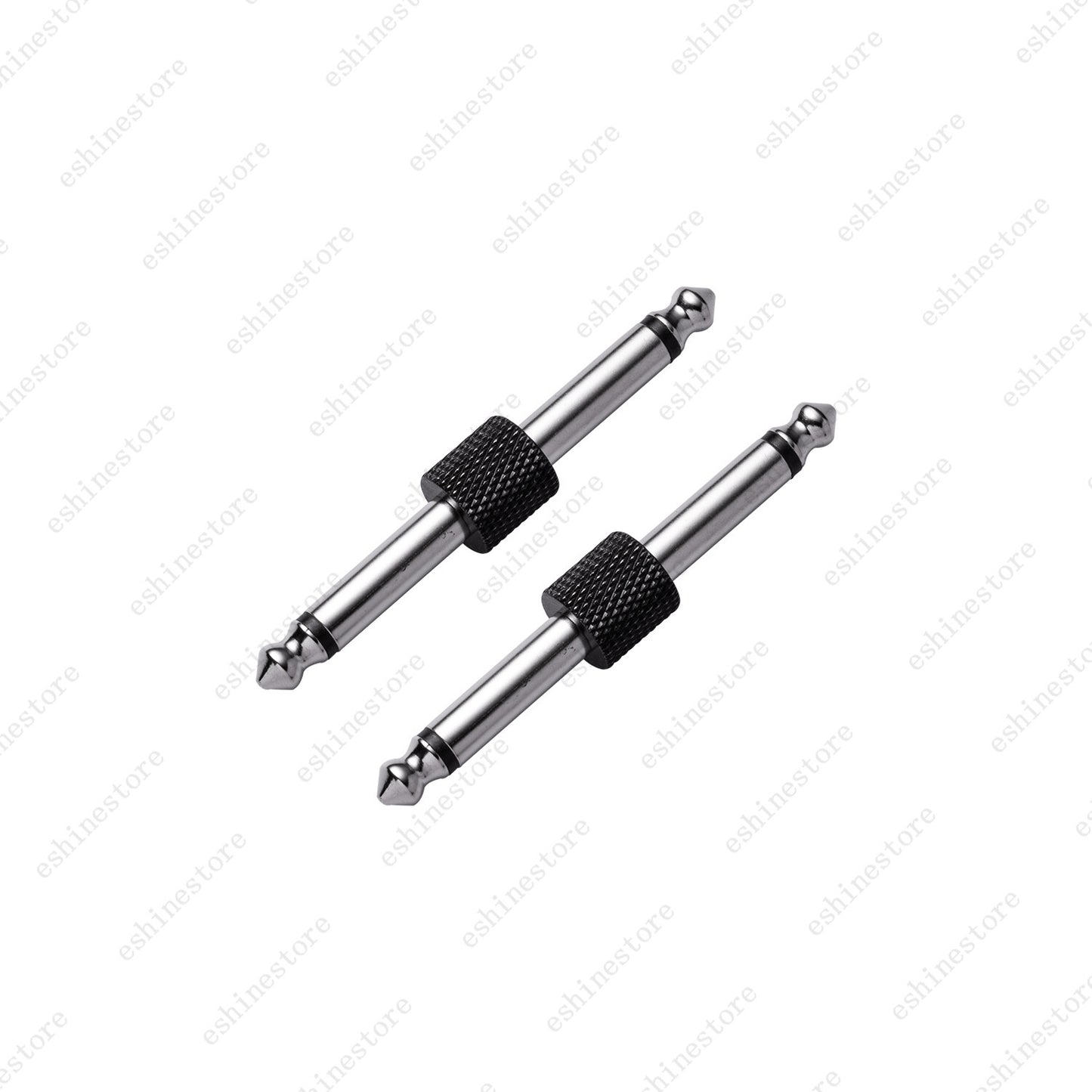 1/4 inch 6.3mm Guitar Effect Pedal Coupler Connector Audio Adaptors Connecting