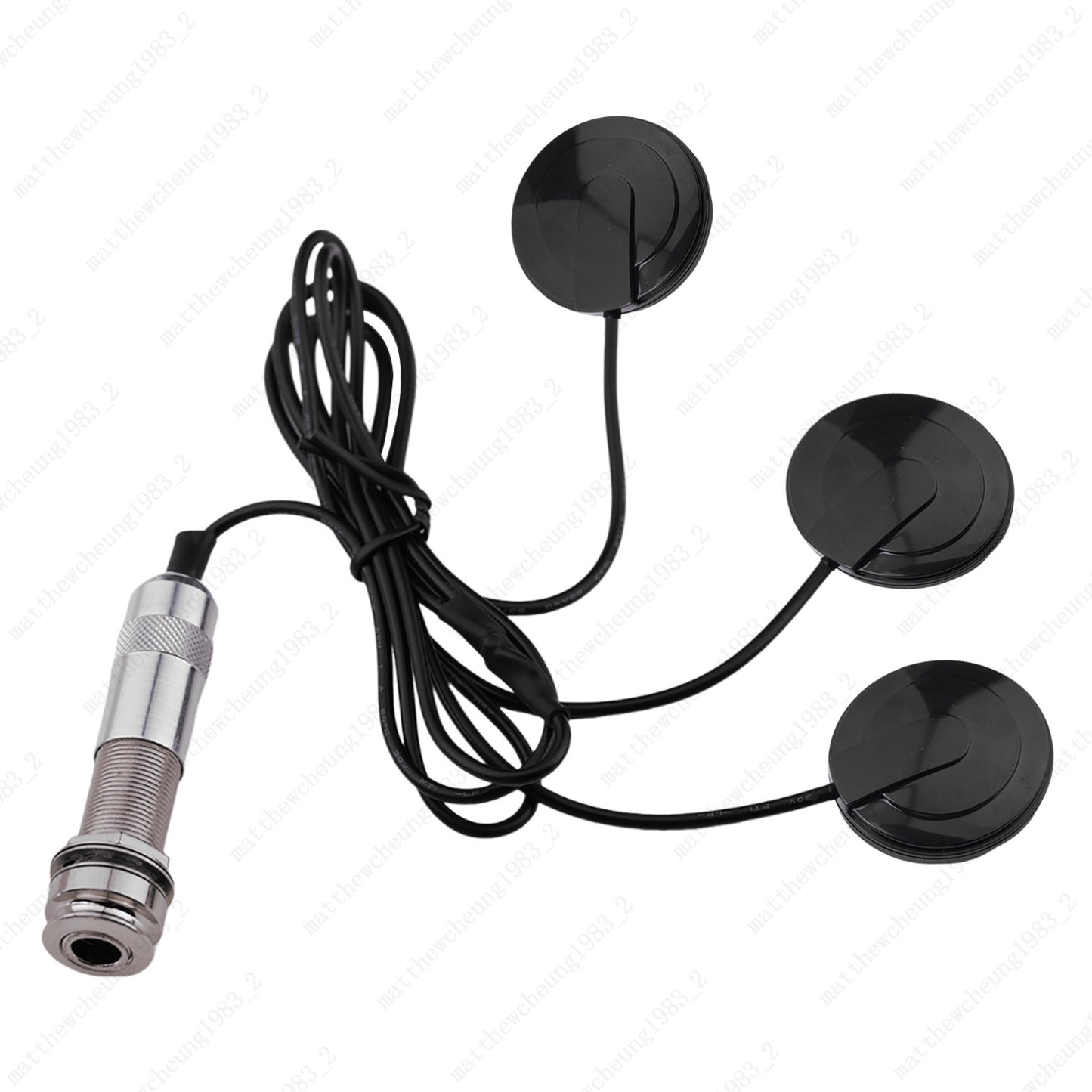 Guitar Pickup 3-in-1 Self-Adhesive Piezo Pickup MIC For Guitar/Ukulele/Mandolin