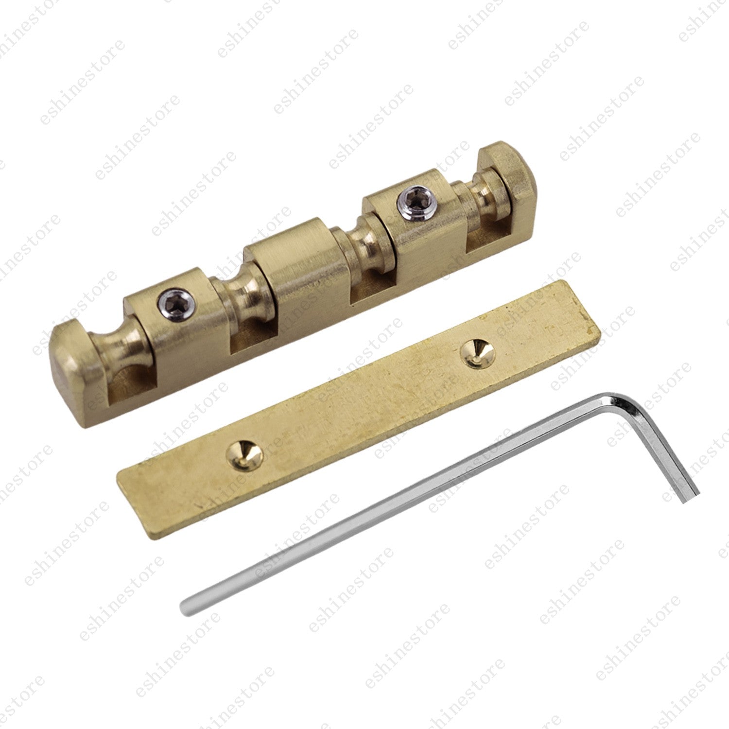 38mm Height Adjustable 4 String Brass Roller Guitar Nut for Electric Bass Guitar
