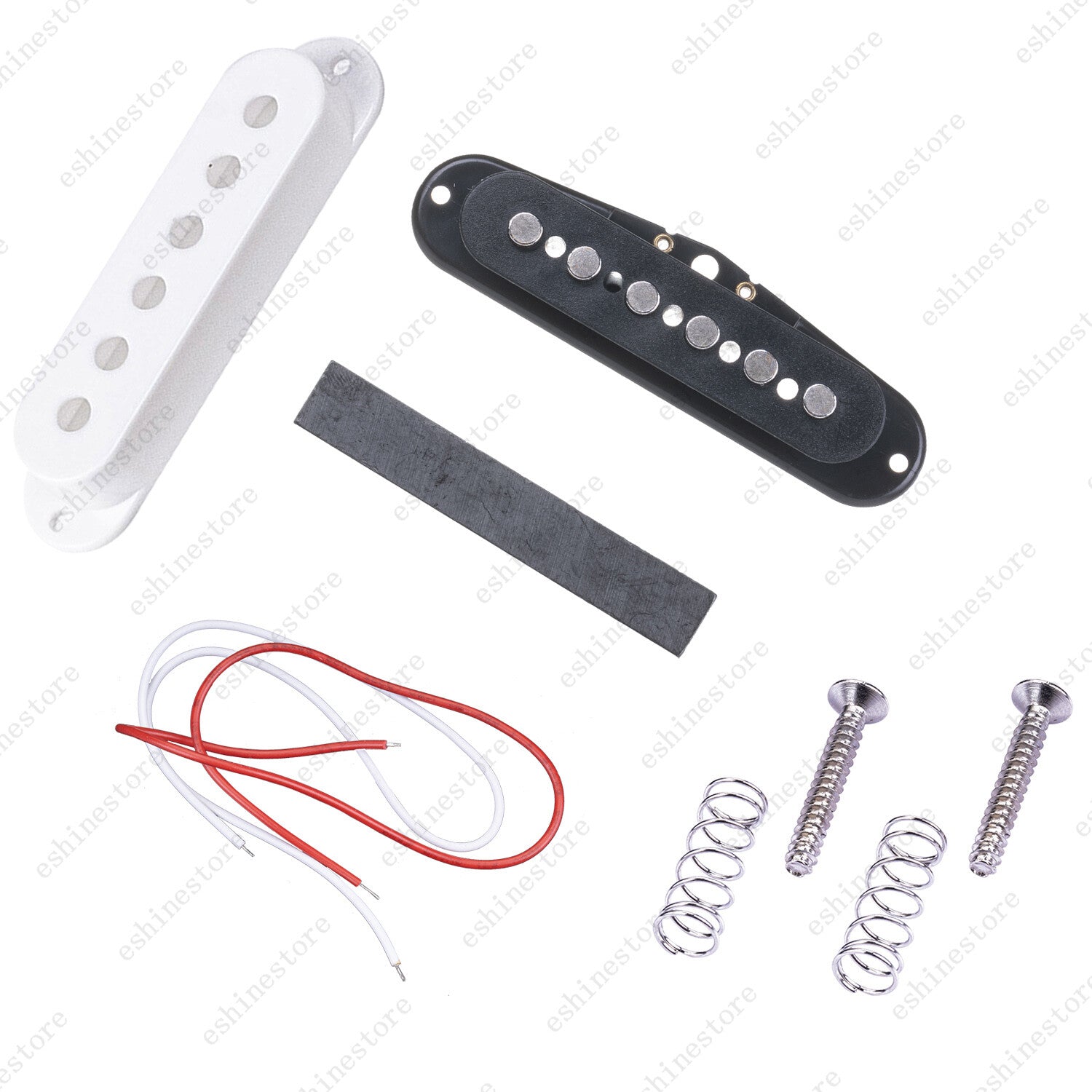 Mulit Color 48/50/52MM Electric Guitar Single Coil Pickup Slug Cover Bobbins Kit