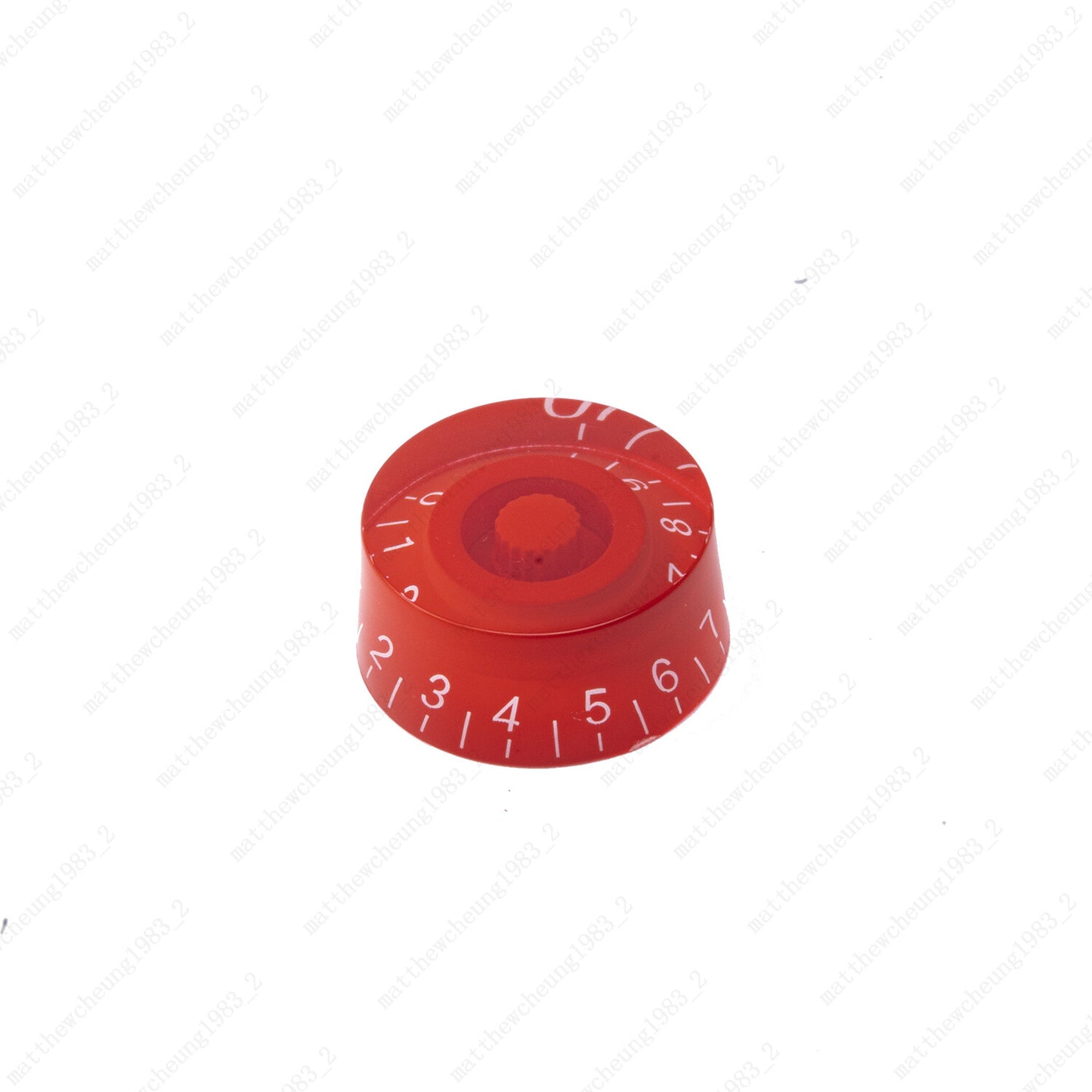 4 Pcs Red Eectric Guitar Control Knobs Speed Dial Knobs Fits Les Paul SG