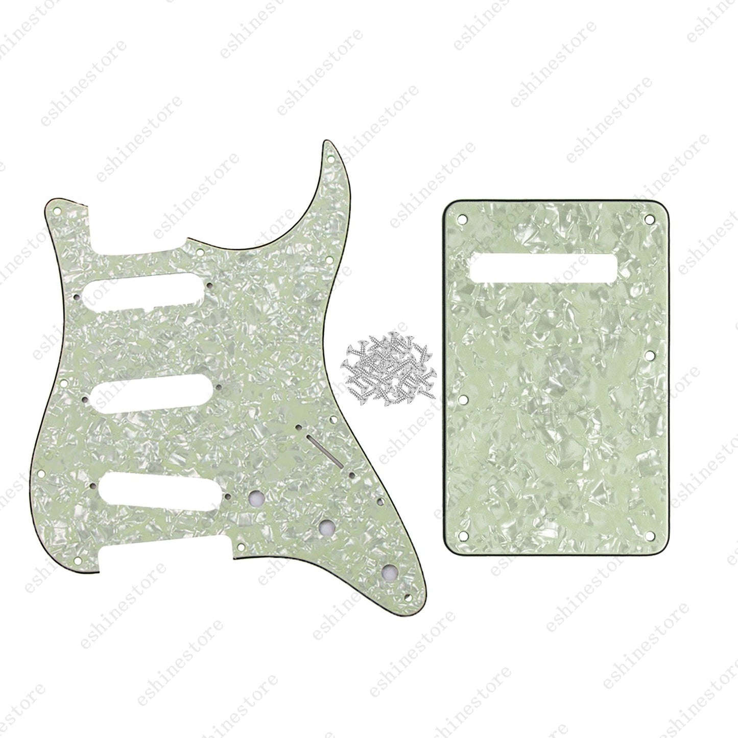 Guitar SSS 3Ply Pickguard&Back Plate for USA MIM Standard Fender ST Multicolors