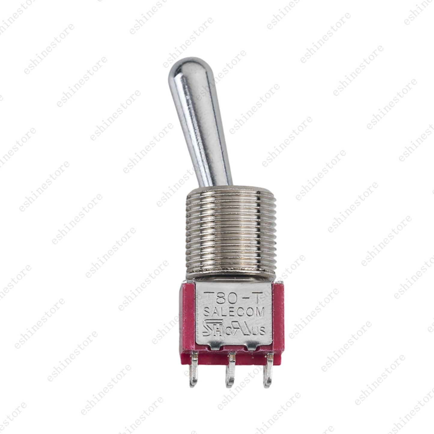 1/3/5 PCS Guitar/AMP Fat Bat Toggle Switch DPDT 6 Pin 2-Way ON ON Sealed - RED