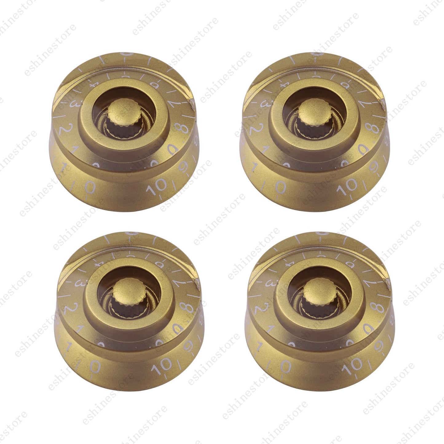 4 Pcs Guitar Control Knobs Speed Dial Knobs Left Hand for Les Paul SG Multicolor