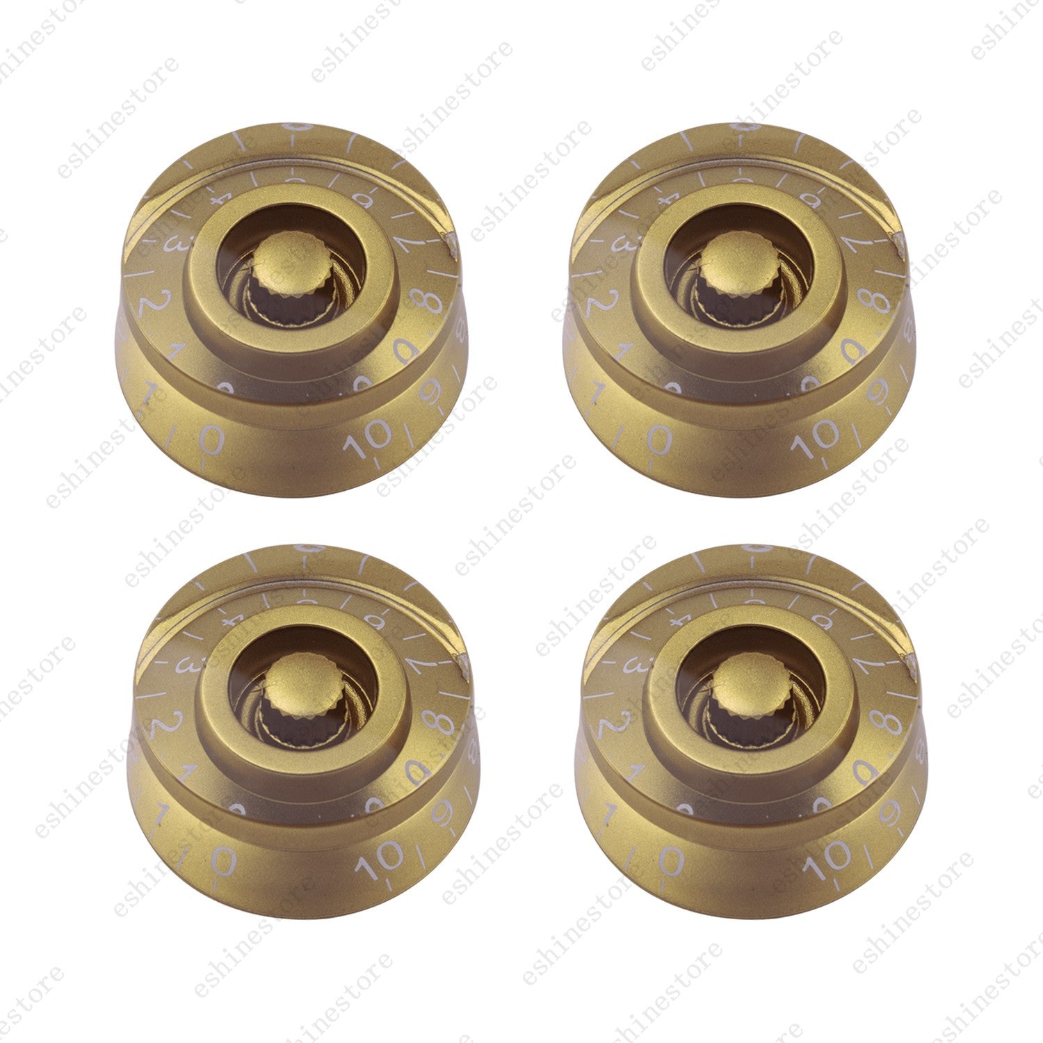 4 Pcs Guitar Control Knobs Speed Dial Knobs Left Hand for Les Paul SG Multicolor