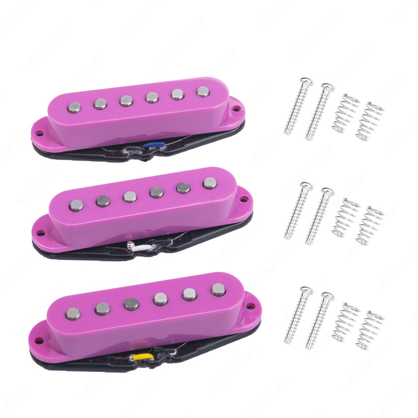 Single Coil SSS Alnico V Magnet Pickup Guitar Neck Middle Bridge for Strat