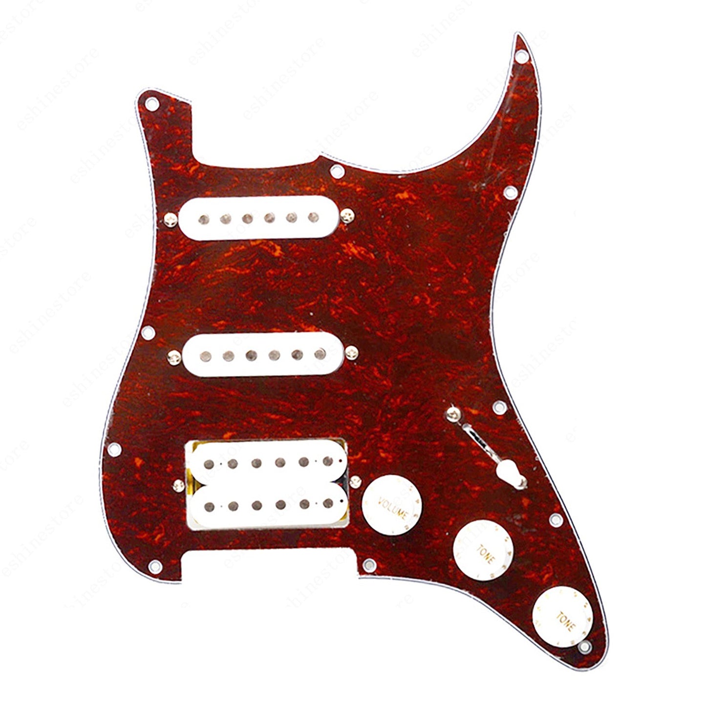 11 Hole SSH Strat Style Loaded Pickguard For Stratocaster Various Colors US SHIP