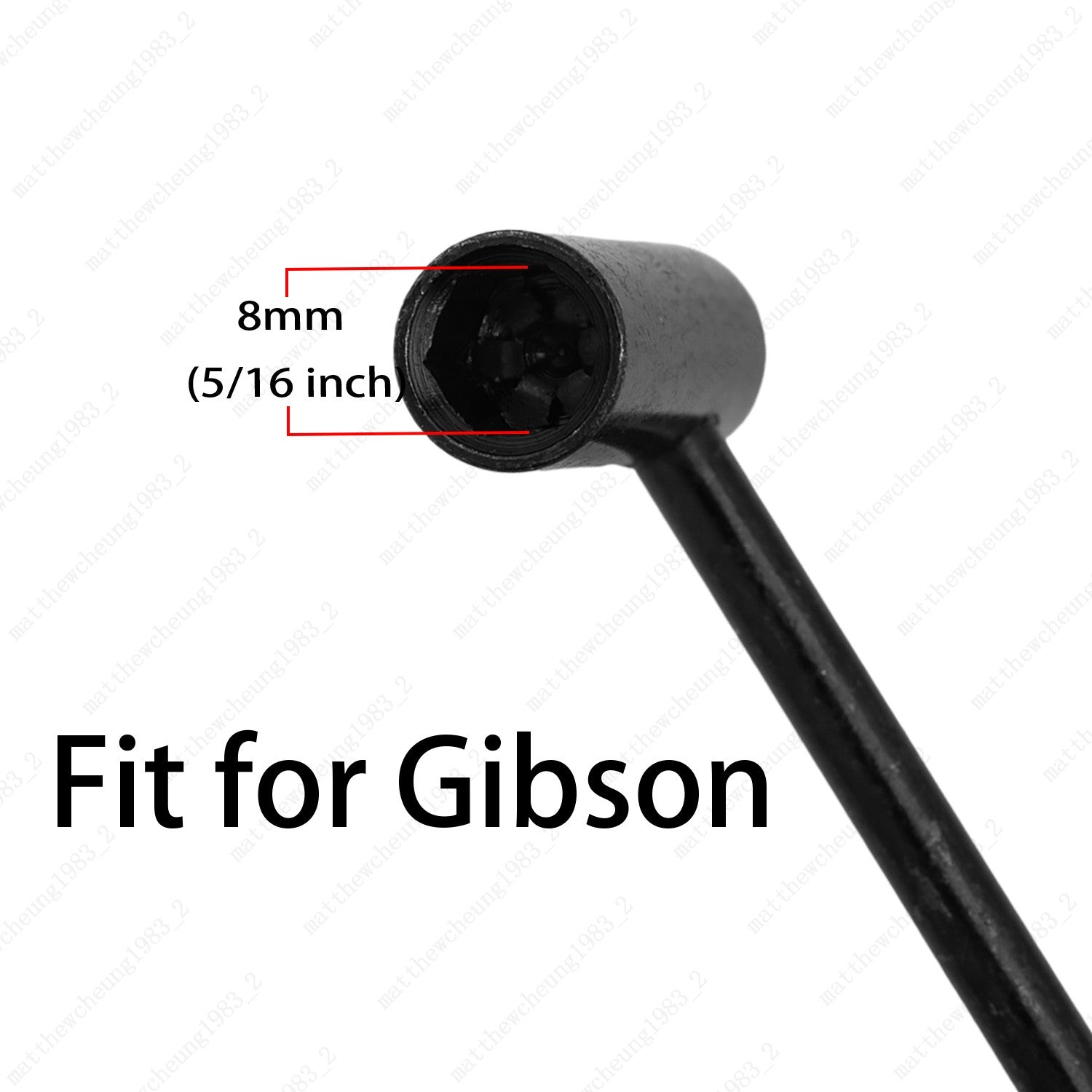 1pcs Guitar Wrench 8mm (5/16") Long Truss Rod Adjustment Tool for Gibson Guitar