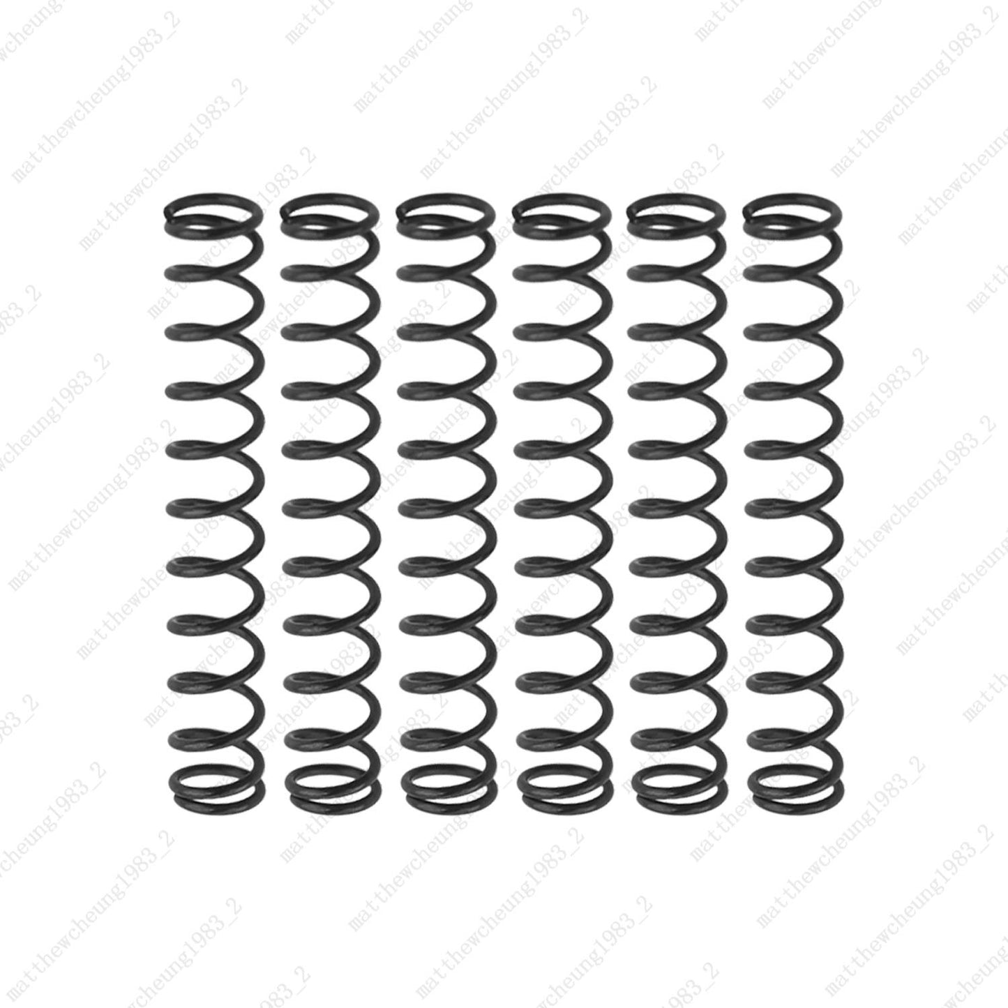 6pcs Pickup Height Adjustment Spring for Humbucker Electric Guitar (3 Colors)