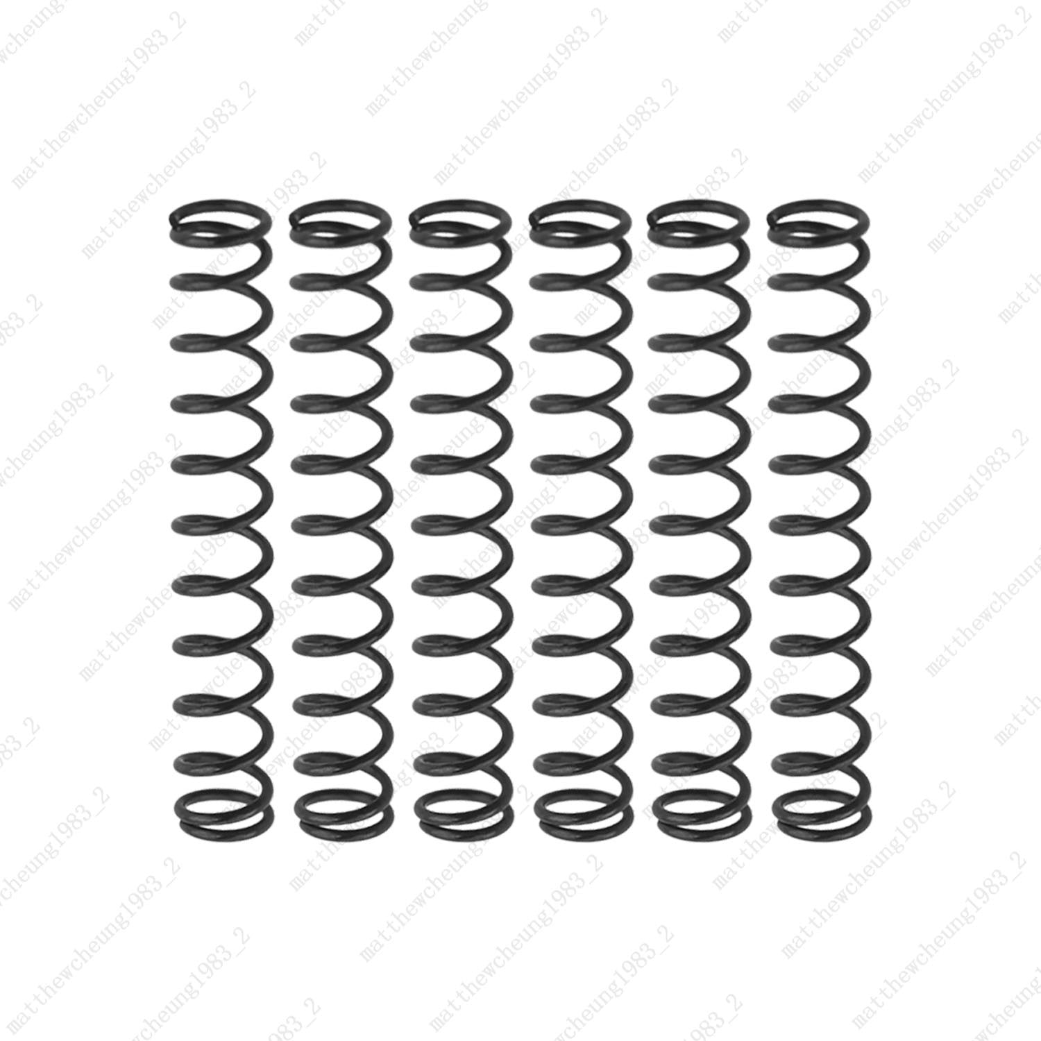 6pcs Pickup Height Adjustment Spring for Humbucker Electric Guitar (3 Colors)
