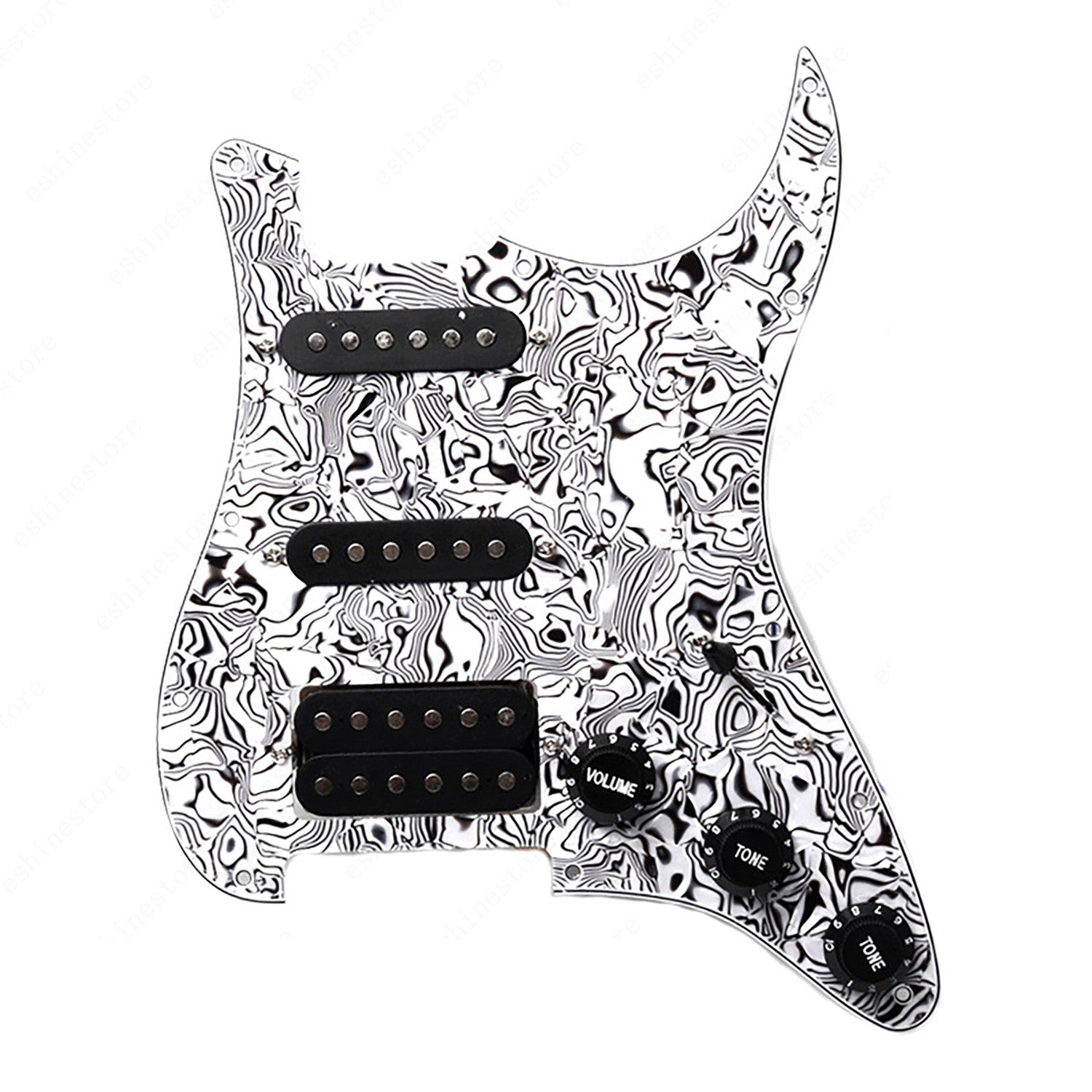 11 Hole SSH Strat Style Loaded Pickguard For Stratocaster Various Colors US SHIP