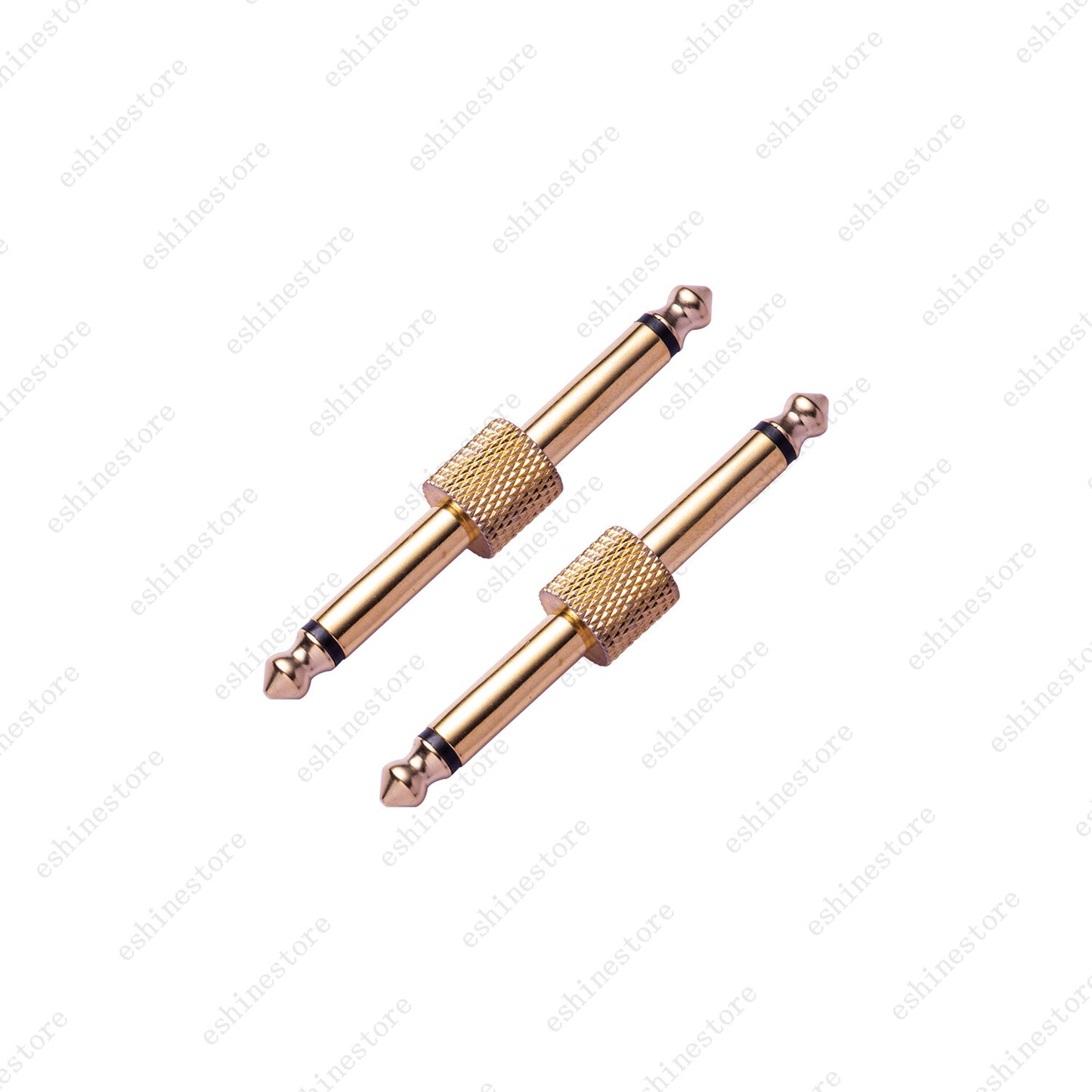 1/4 inch 6.3mm Guitar Effect Pedal Coupler Connector Audio Adaptors Connecting
