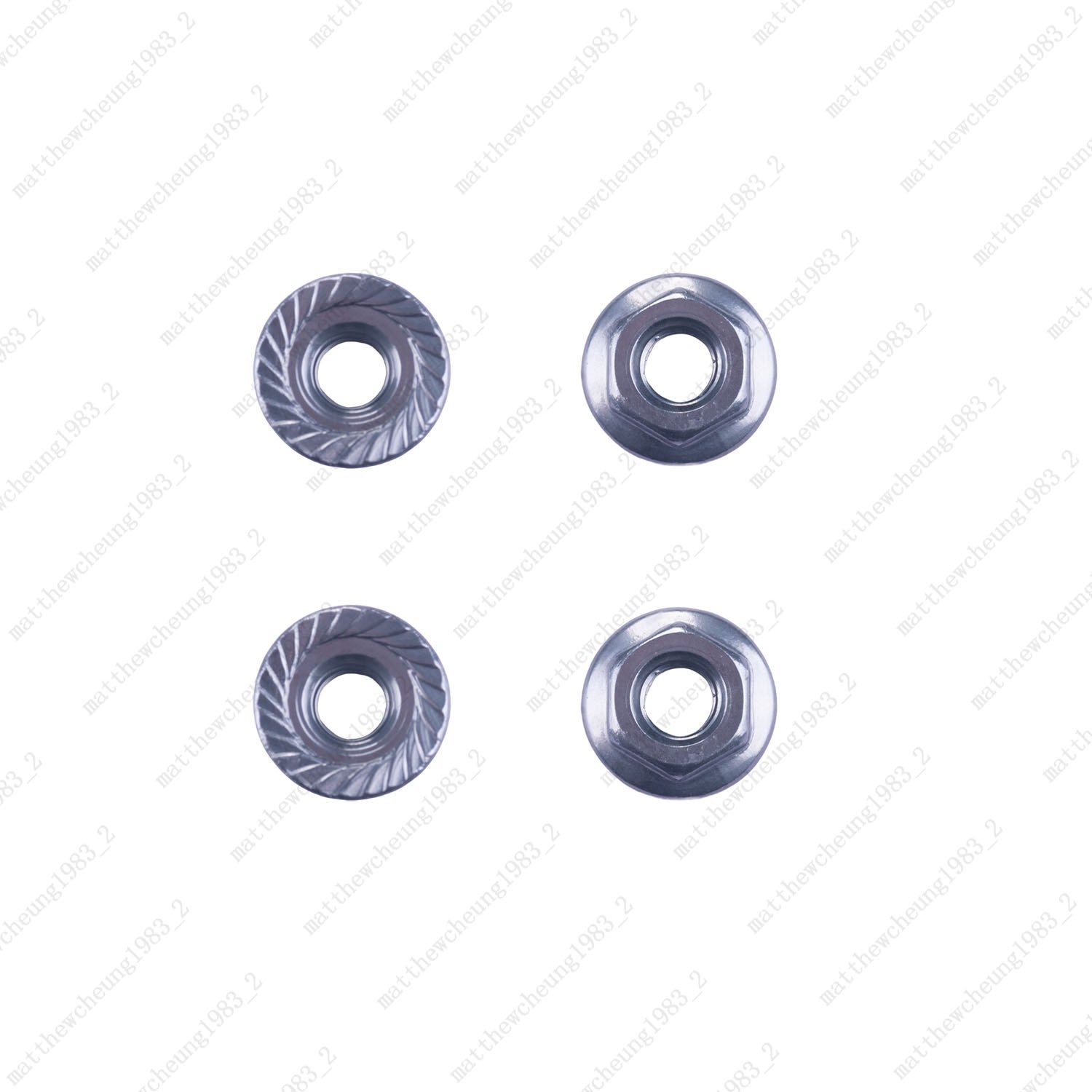 4pcs 8-Color M4 Flange Nuts - 1:10 RC Car Premium Upgrade Replacement