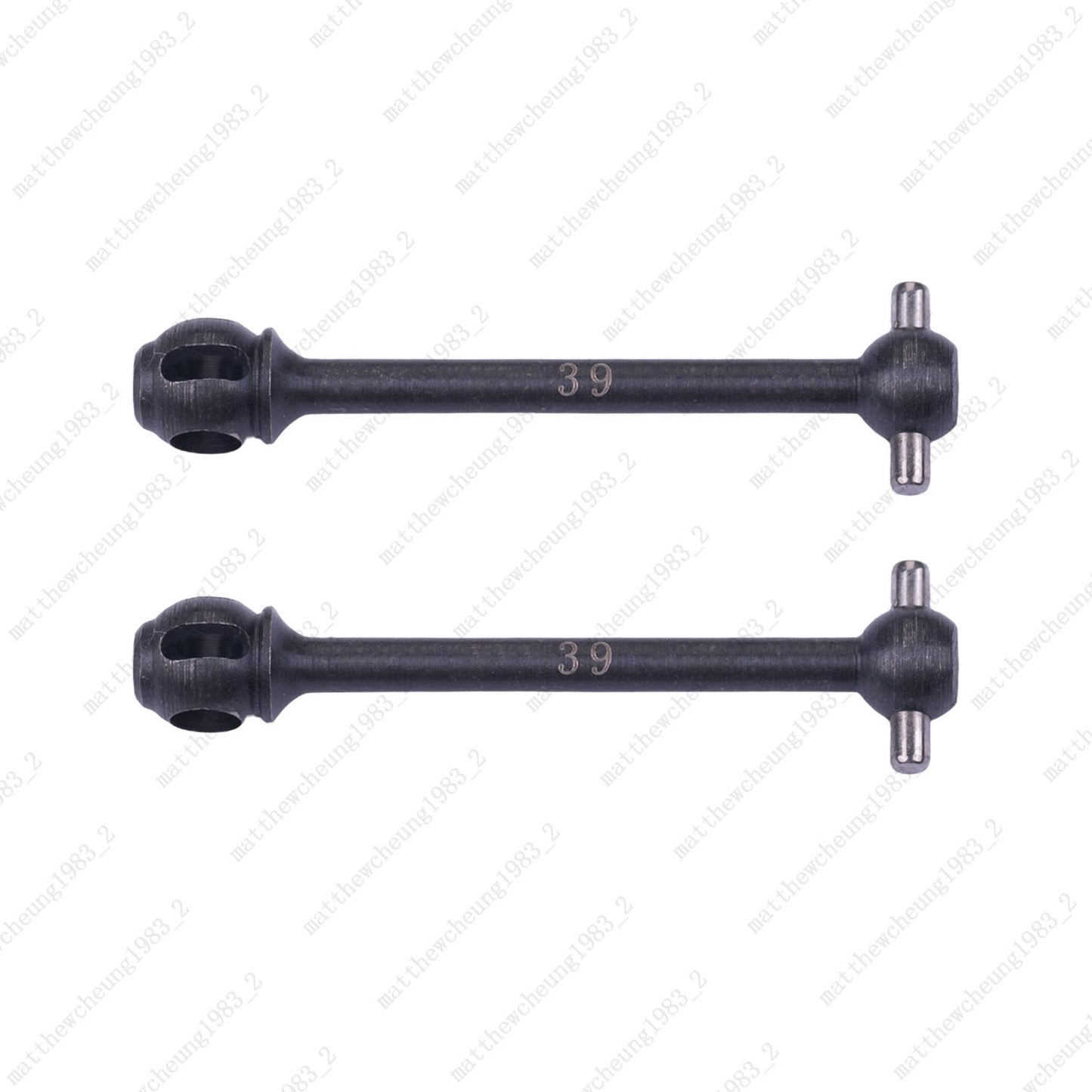 1 Set Upgrade Two-Stage Carbon Steel CVD Drive Shaft for RC 37/39/42mm Optional