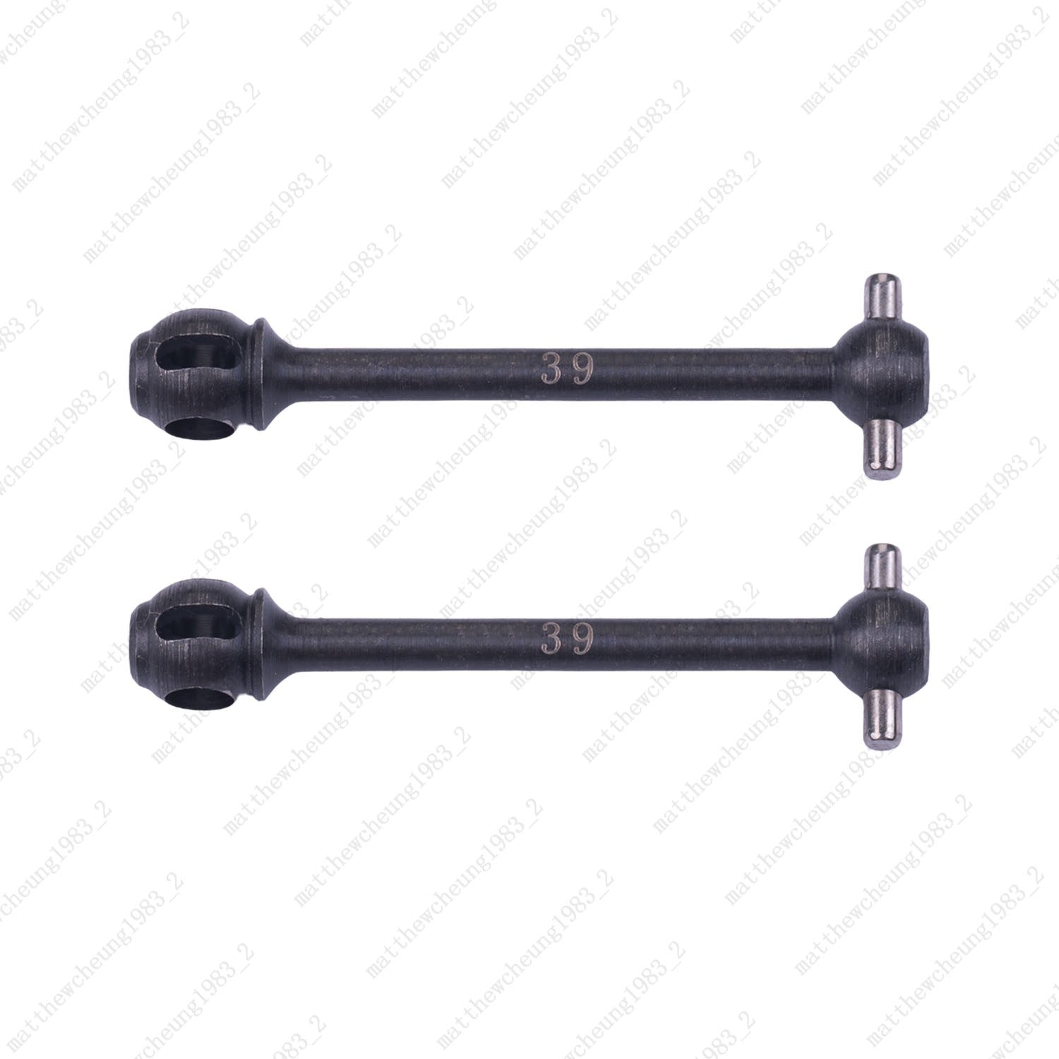 1 Set Upgrade Two-Stage Carbon Steel CVD Drive Shaft for RC 37/39/42mm Optional