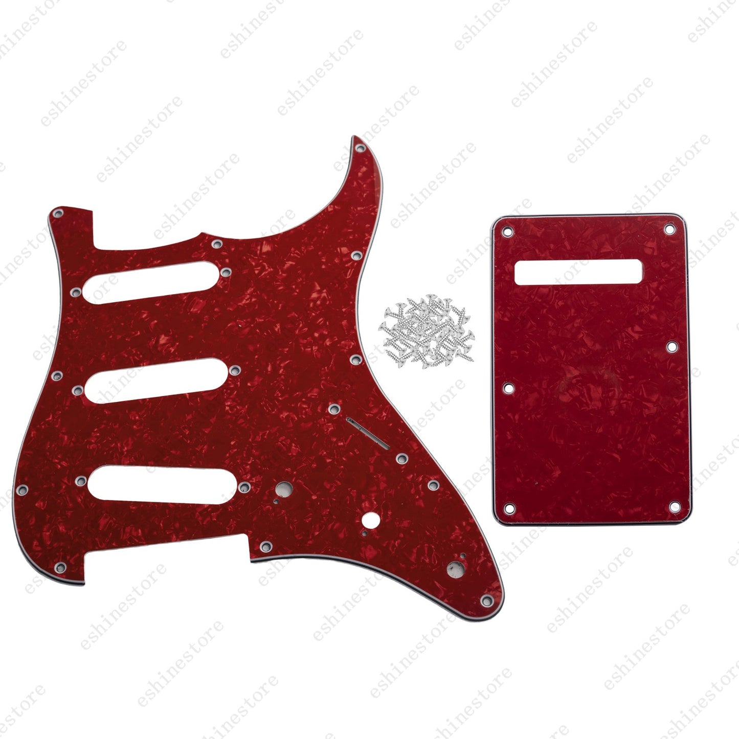 Guitar SSS 3Ply Pickguard&Back Plate for USA MIM Standard Fender ST Multicolors