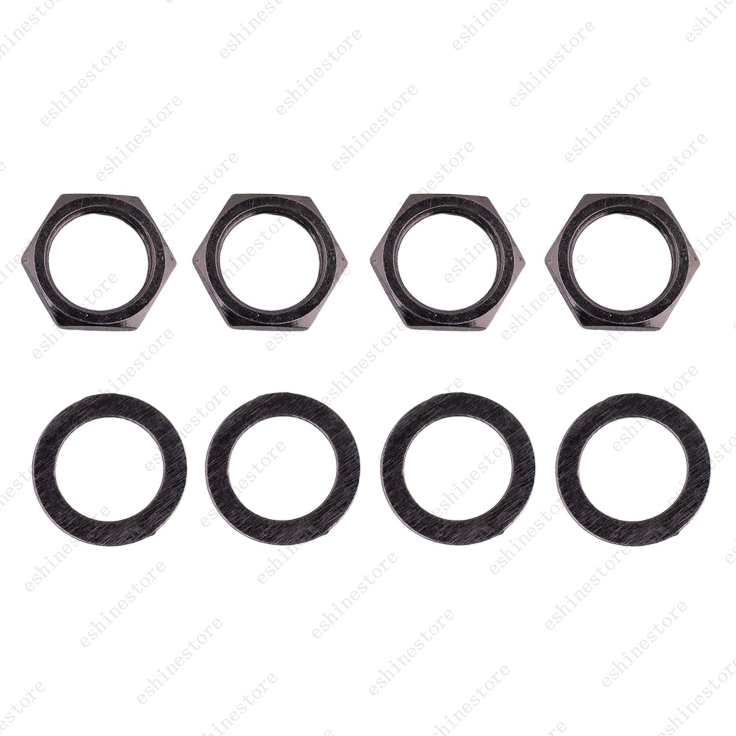 Set of 1/2/4 Metric Thread M9 Guitar Bass Nut Washer For Input Output Jack