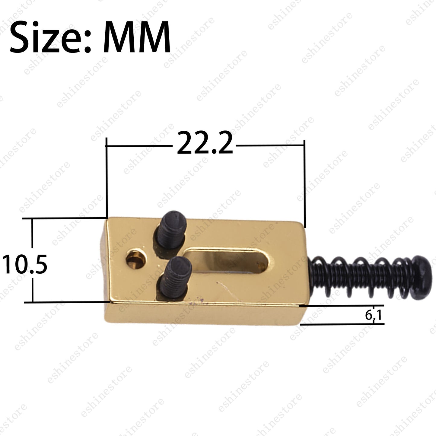 Electric Guitar Brass Roller Bridge Saddles for Stratocaster Tele Guitar 3Colors