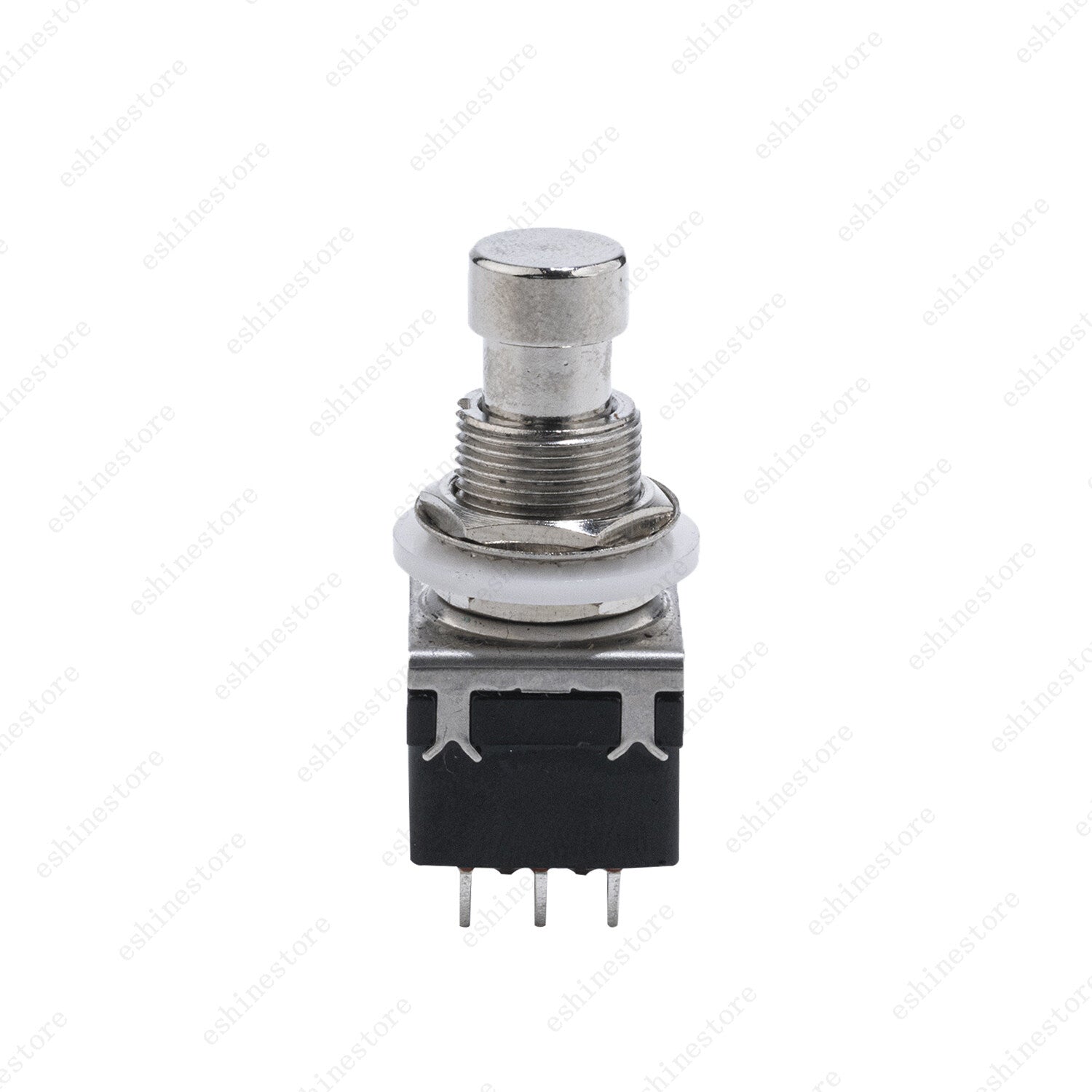 1 Pcs Metal Guitar Effects 9-Pin Latching Pedal Footswitch Foot Switch Black