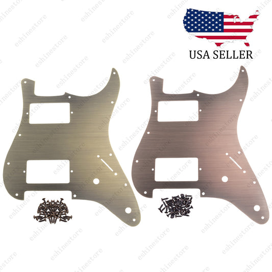 11 Hole Aluminium Alloy Anodized HH Guitar Pickguard Scratch Plate for FD Strat