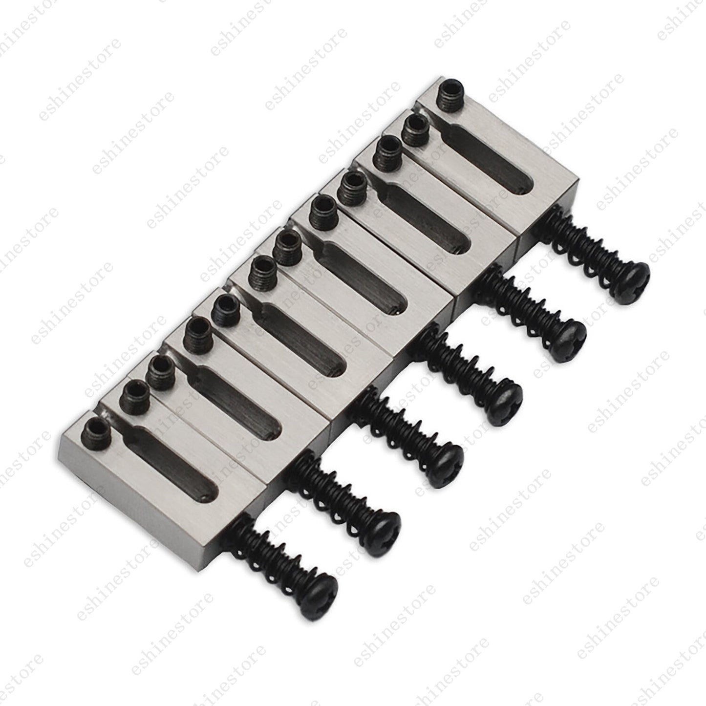 6 Pcs Stainless Steel Guitar Bridge Saddles 10.5mm/10.8mm For Strat Tele