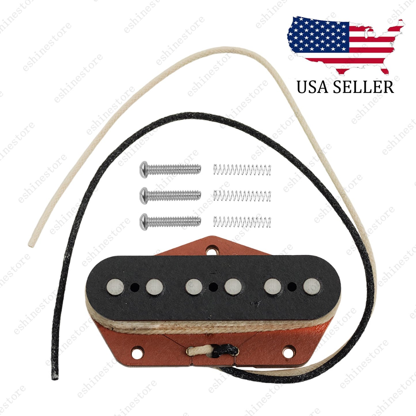 Electric Guitar Vintage Alnico5 Magnet Single Coil Bridge Pickup 6.5K for TELE