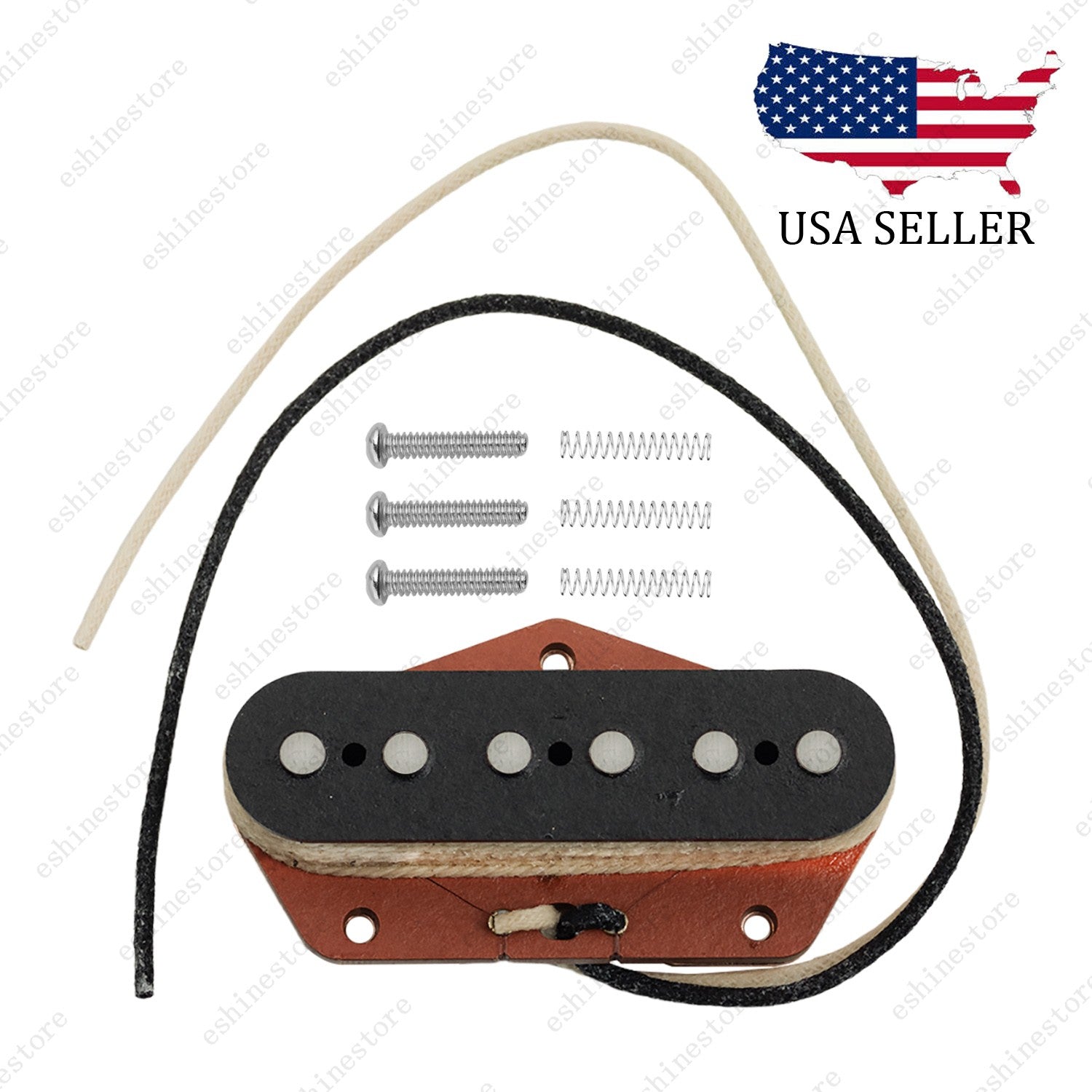 Electric Guitar Vintage Alnico5 Magnet Single Coil Bridge Pickup 6.5K for TELE