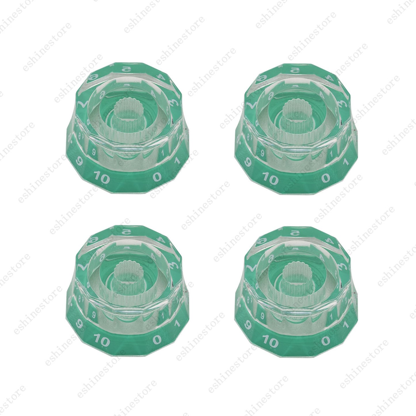 4 Pcs Guitar Knobs Dodecagon Speed Control Volume Tone Knobs For Les Paul LP/SG