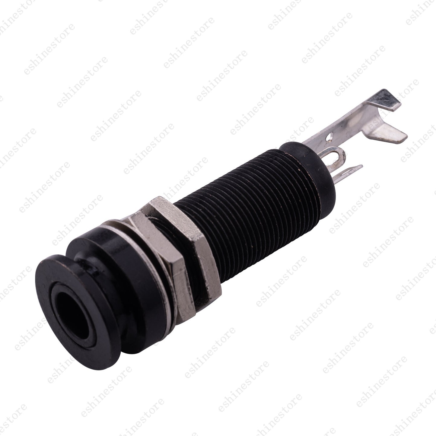 Strap Locker 1/4"Electric Guitar Jack Bass Threaded Output Connector Jack Copper