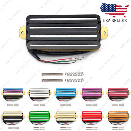 2-Dual Blade Guitar High Output Track Type Four Coil Humbucker Pickup Multicolor