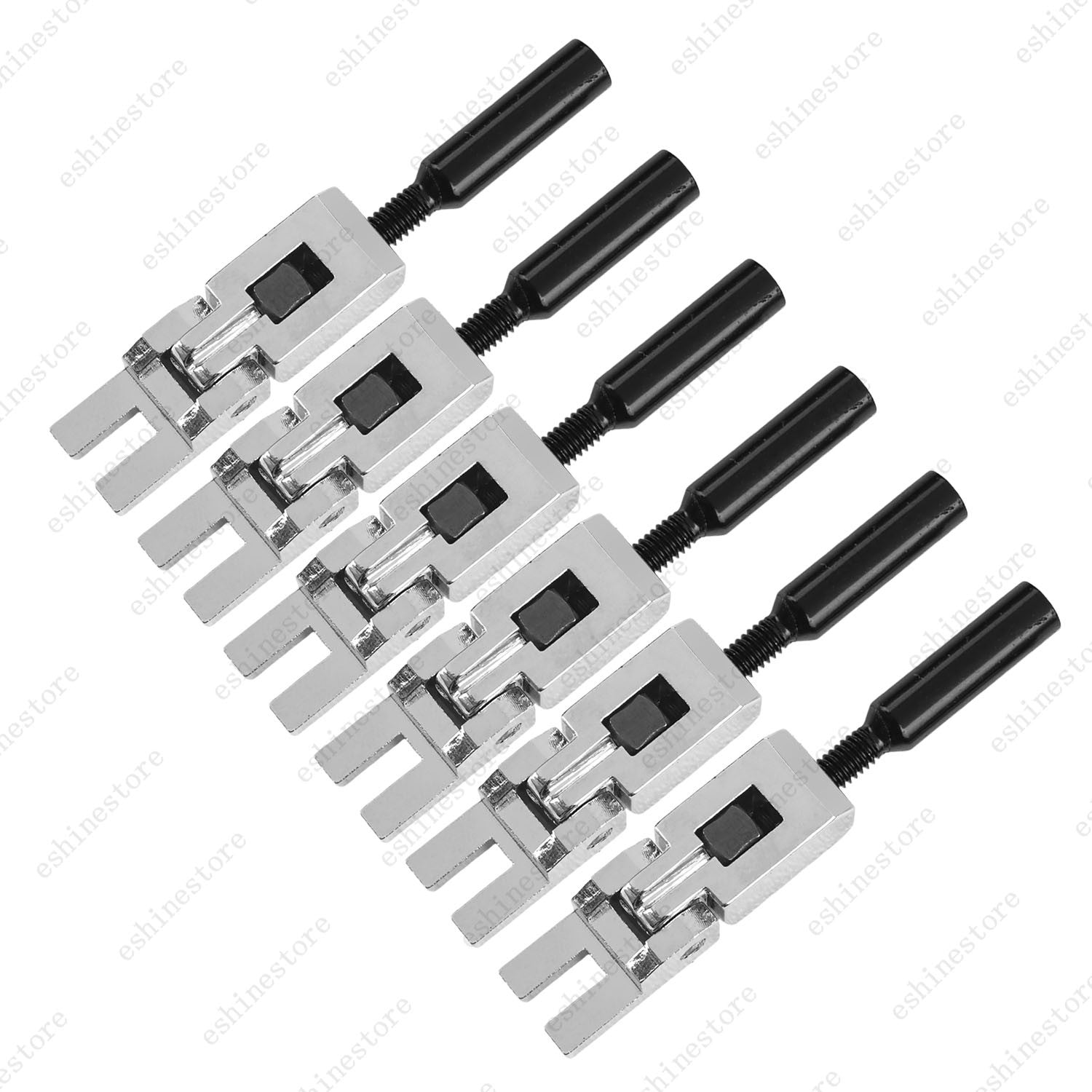 6PCS Double Locking Tremolo Saddles for Floyd Rose with Round Head Screws 3Color