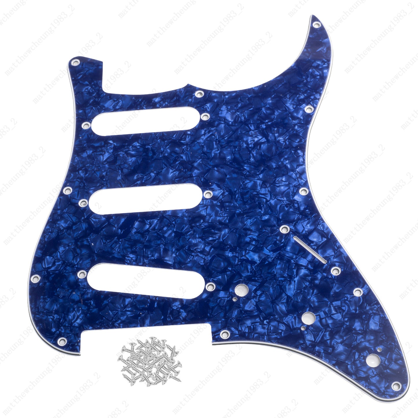SSS Style11 Hole Pickguard Pickups with Screws for USA MIM Standard Fender Start