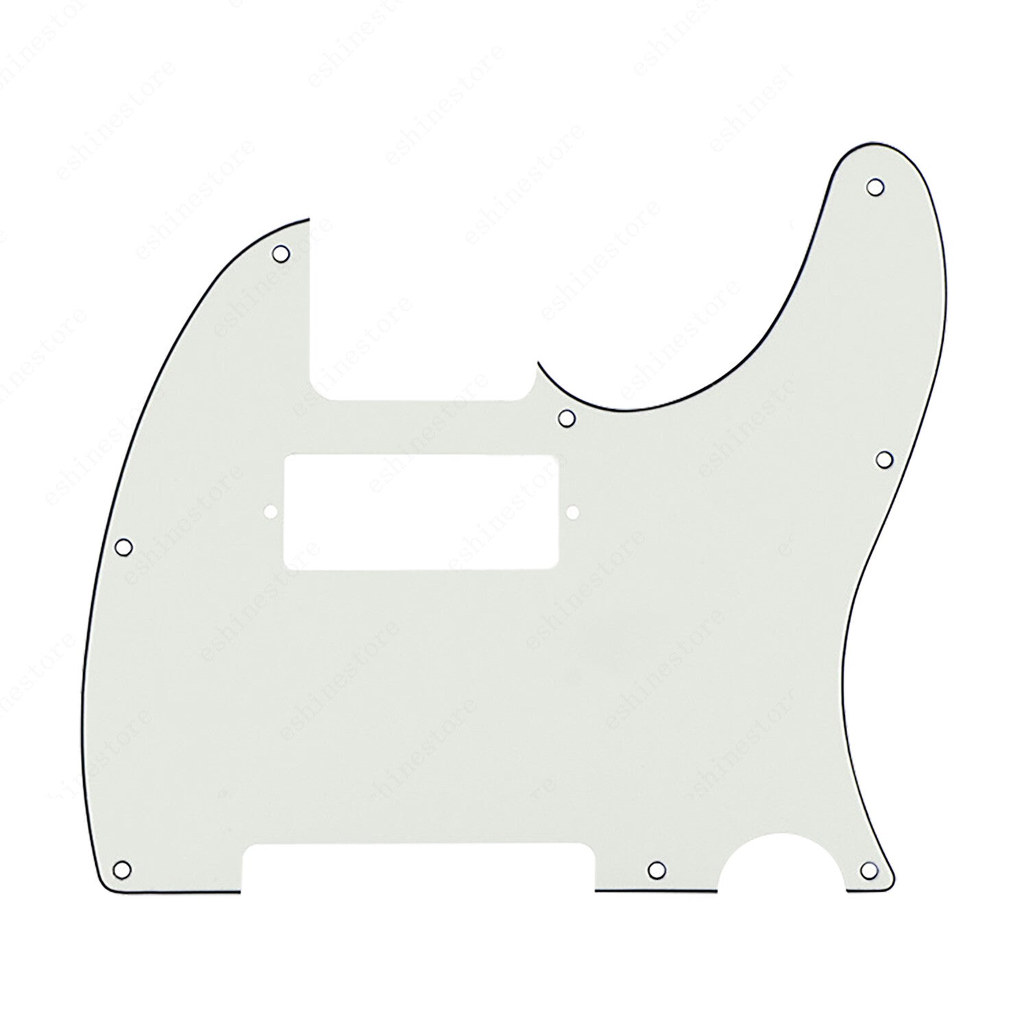 8 Hole Mini Humbucker Style Guitar Pickguard Scratch Plate For Fender Telecaster
